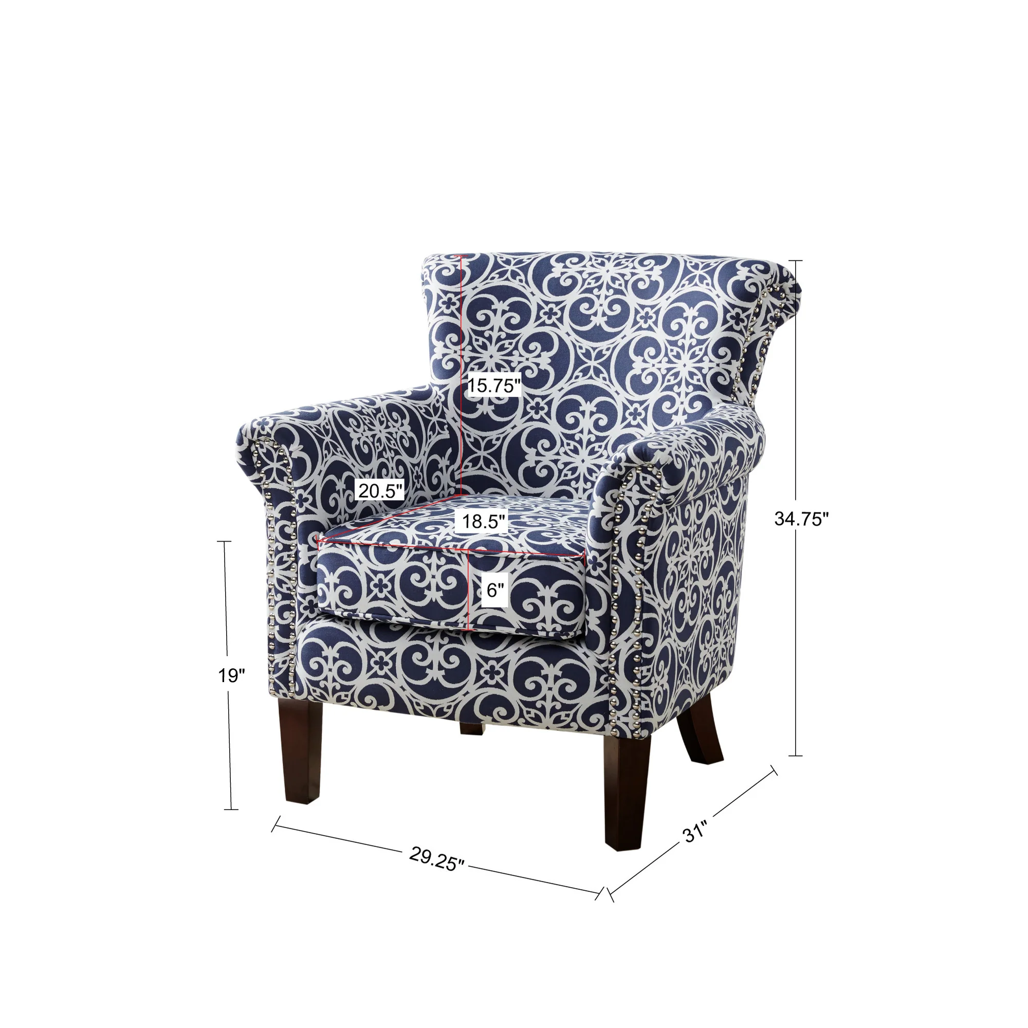 Brooke Tight Back Club Chair - Image 18