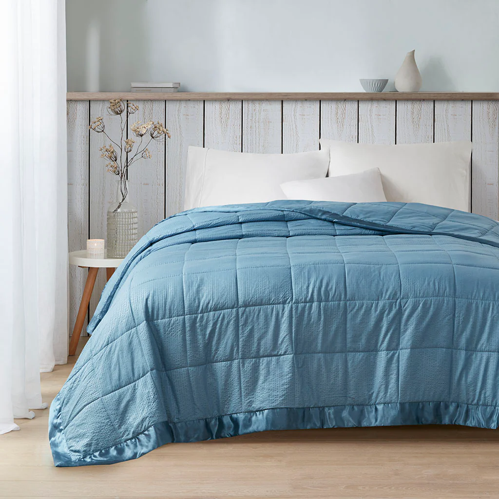 Cambria Oversized Down Alternative Blanket with Satin Trim - Image 12