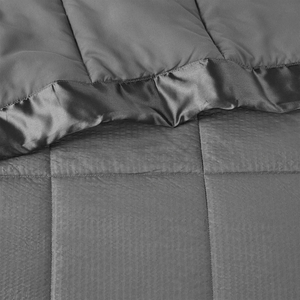 Cambria Oversized Down Alternative Blanket with Satin Trim - Image 16