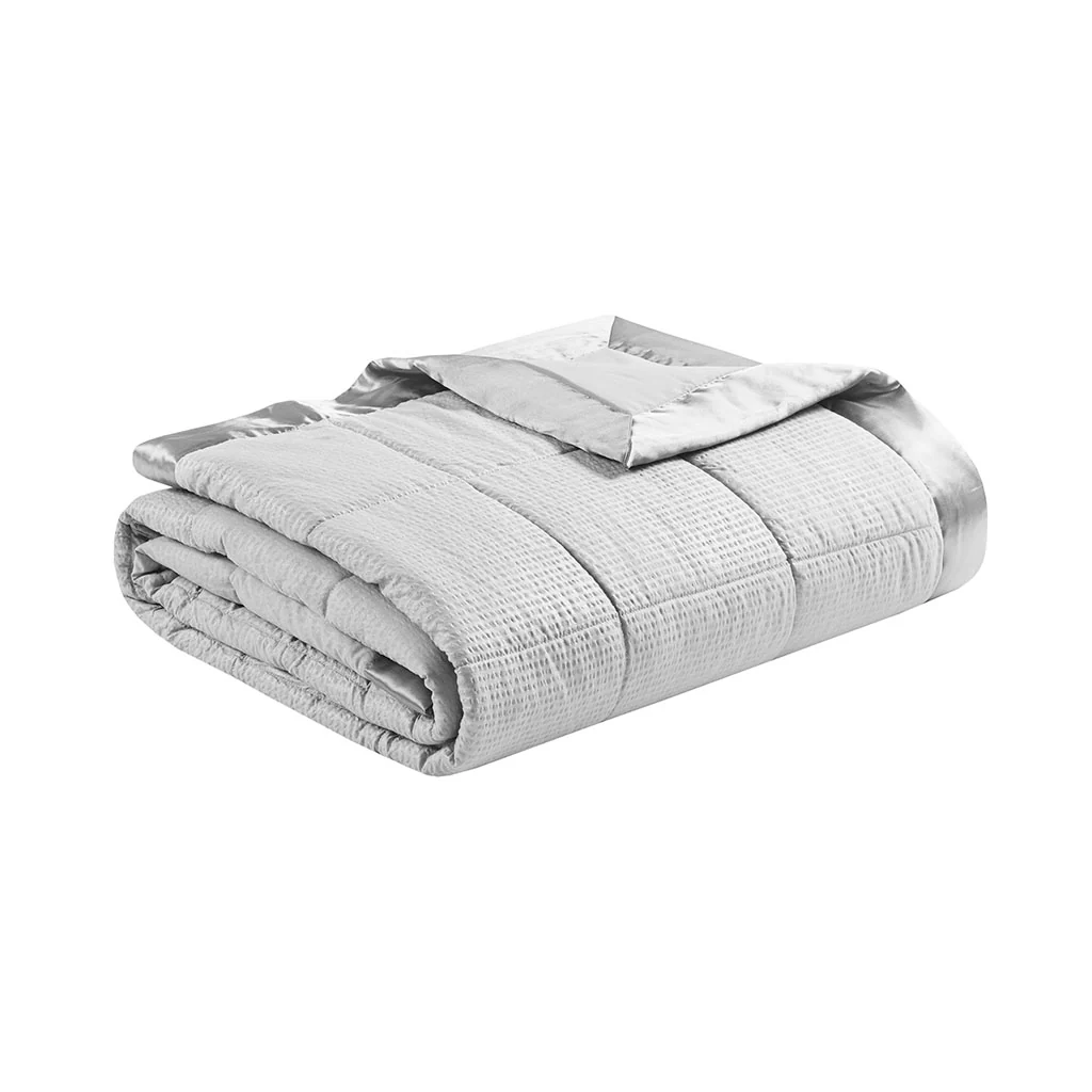Cambria Oversized Down Alternative Blanket with Satin Trim - Image 22