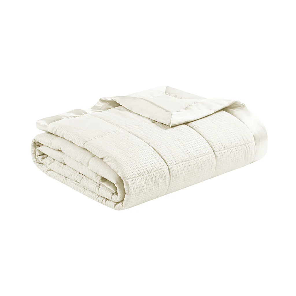 Cambria Oversized Down Alternative Blanket with Satin Trim - Image 26