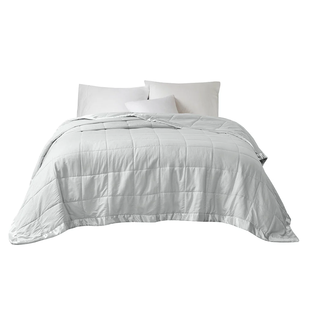 Cambria Oversized Down Alternative Blanket with Satin Trim - Image 27