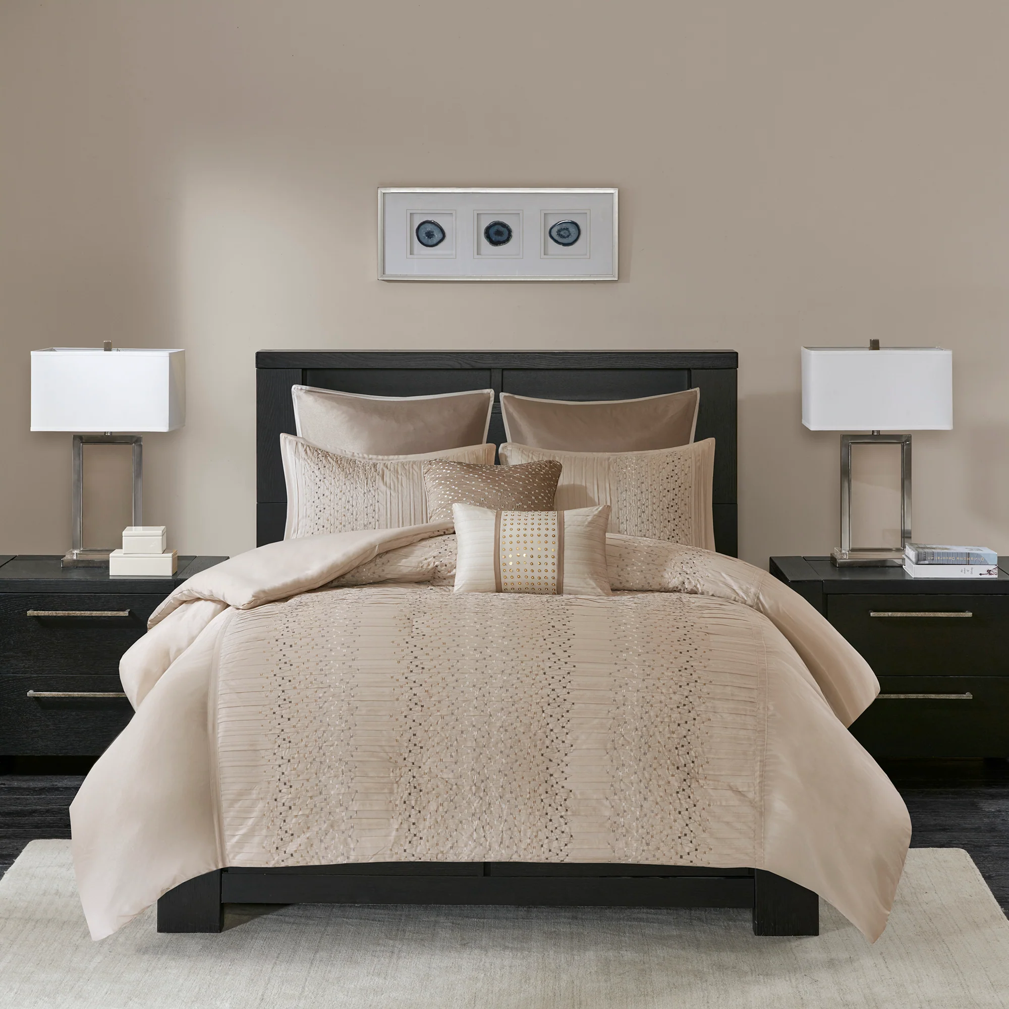 Camelia 8-Piece Embroidered Comforter Set - Image 2