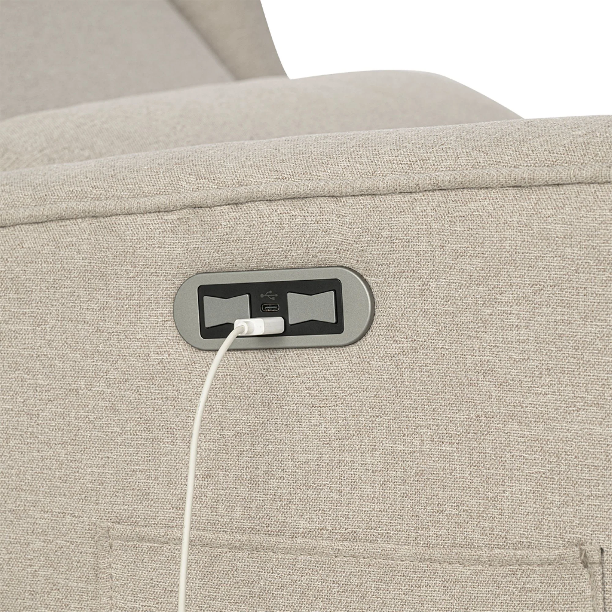 Candace Power Recliner 3-in-1 with Swivel, Glider, USB Ports - Image 15