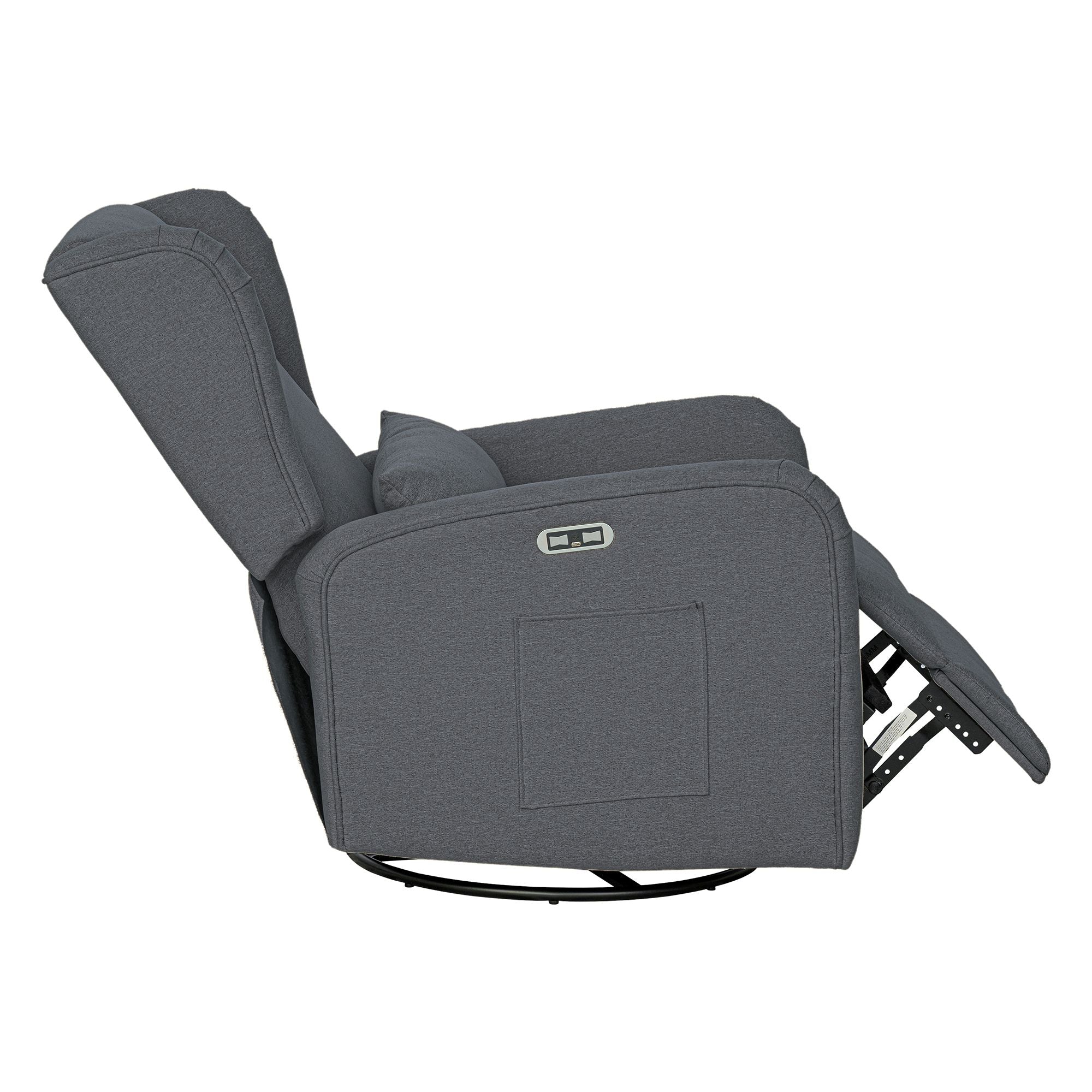 Candace Power Recliner 3-in-1 with Swivel, Glider, USB Ports - Image 24