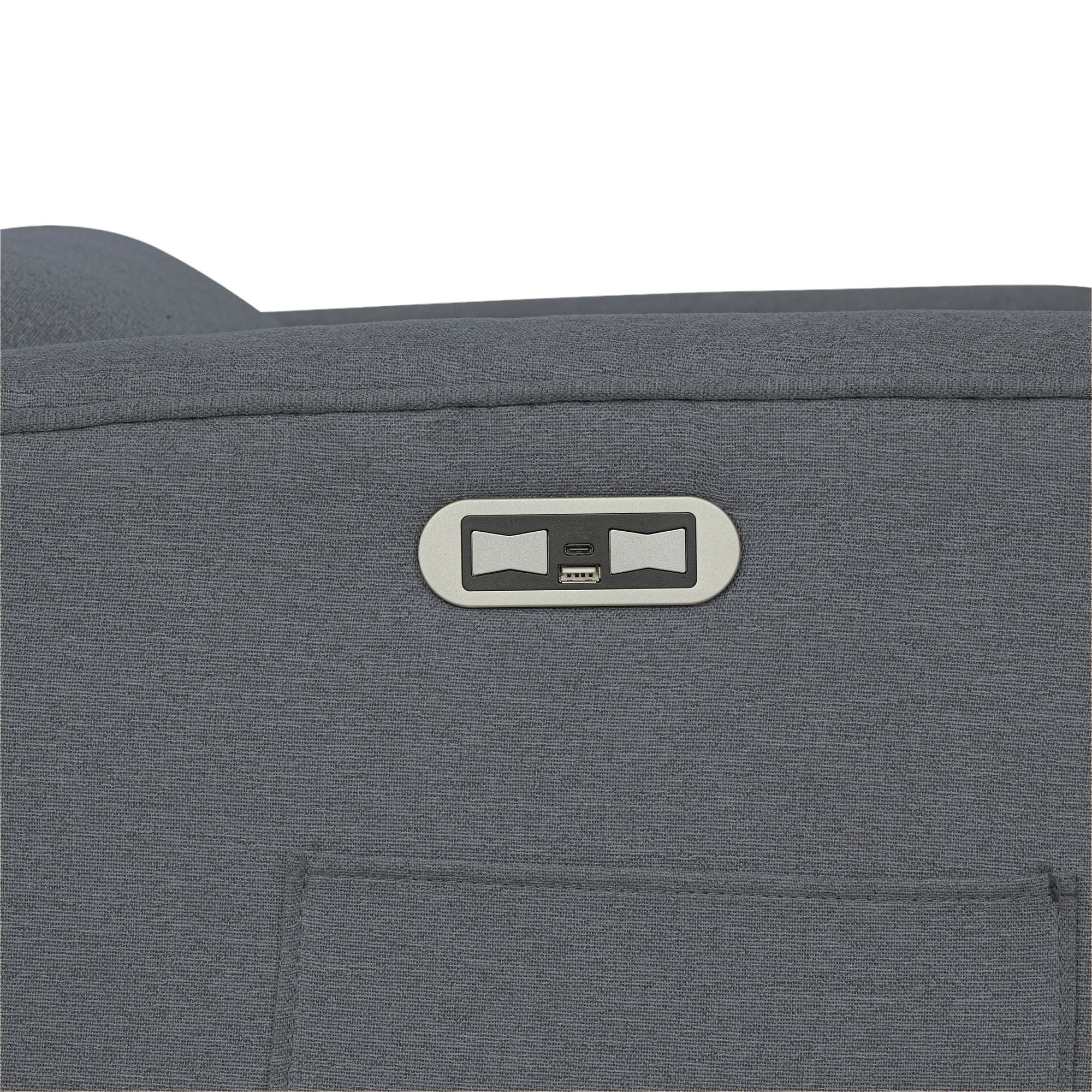 Candace Power Recliner 3-in-1 with Swivel, Glider, USB Ports - Image 26