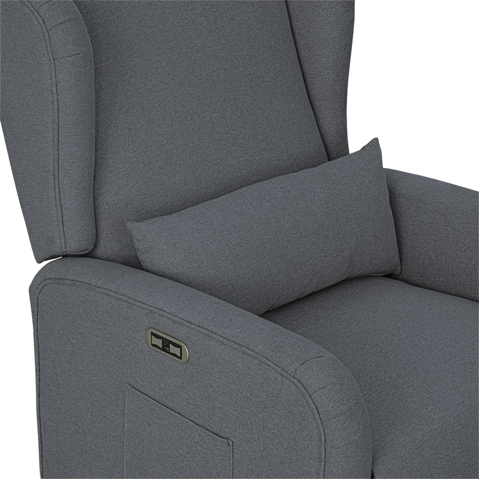 Candace Power Recliner 3-in-1 with Swivel, Glider, USB Ports - Image 28
