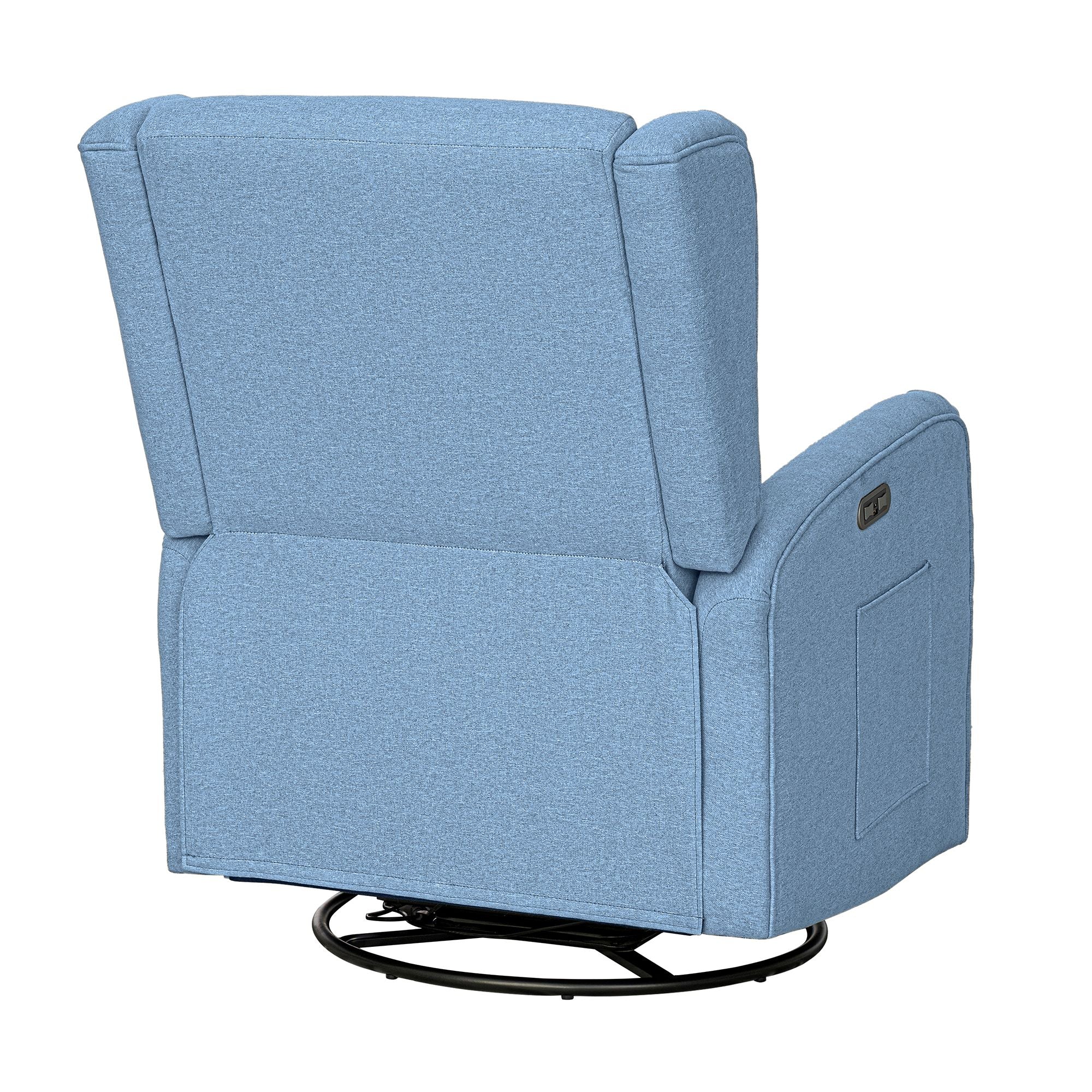 Candace Power Recliner 3-in-1 with Swivel, Glider, USB Ports - Image 35