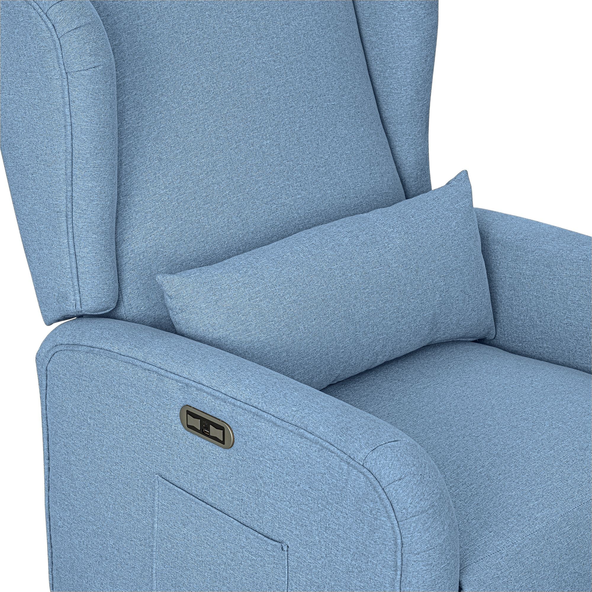 Candace Power Recliner 3-in-1 with Swivel, Glider, USB Ports - Image 38