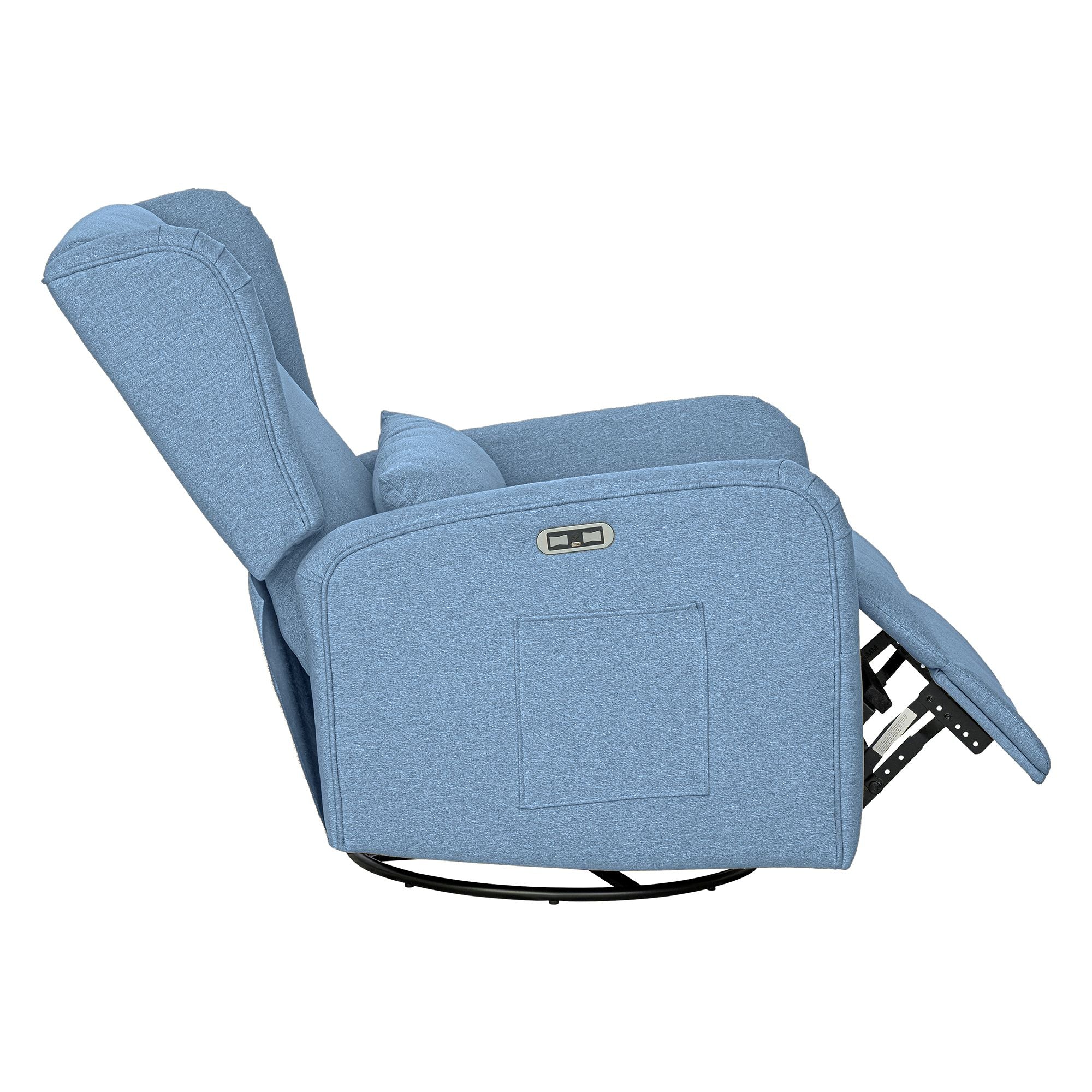 Candace Power Recliner 3-in-1 with Swivel, Glider, USB Ports - Image 49