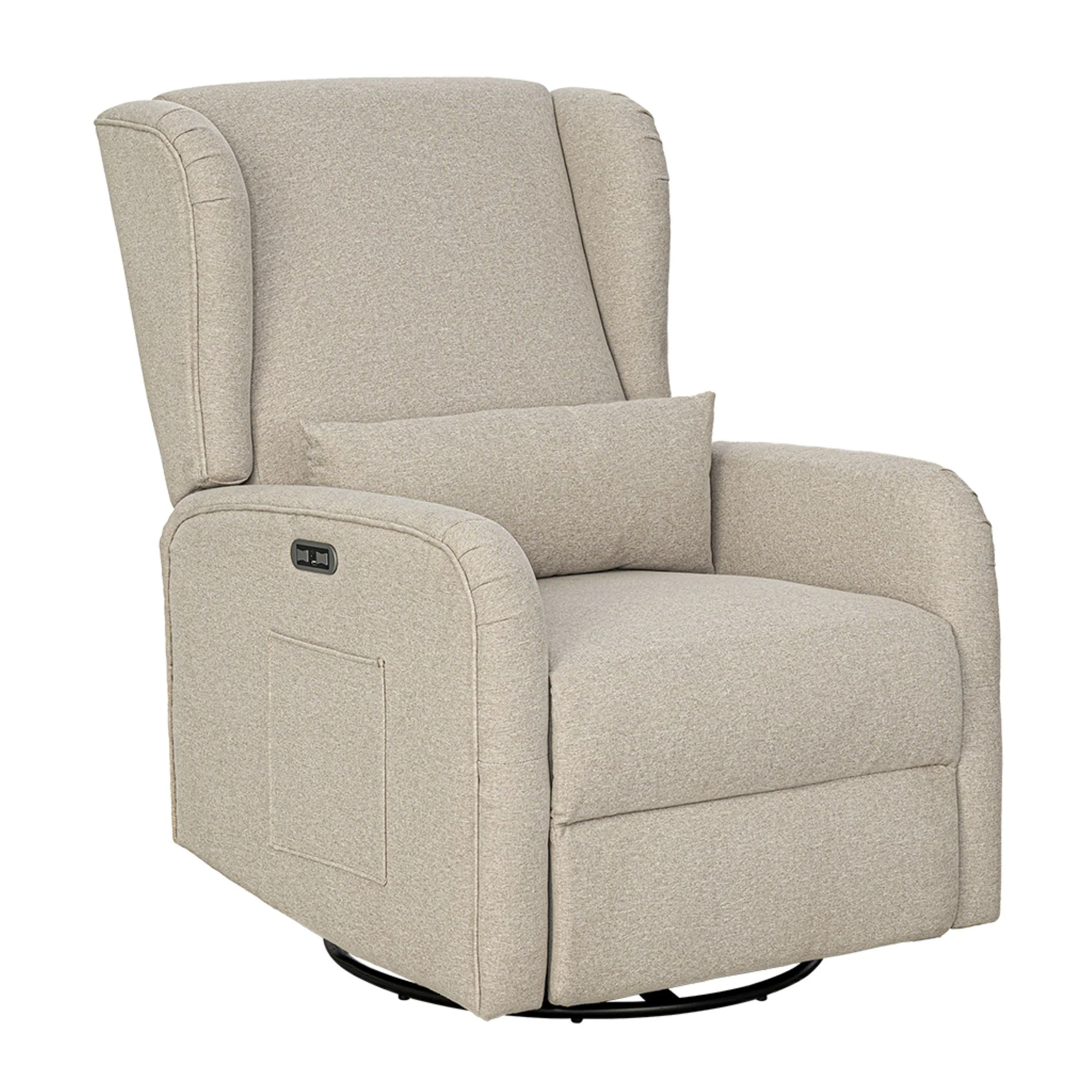 Candace Power Recliner 3-in-1 with Swivel, Glider, USB Ports - Image 6