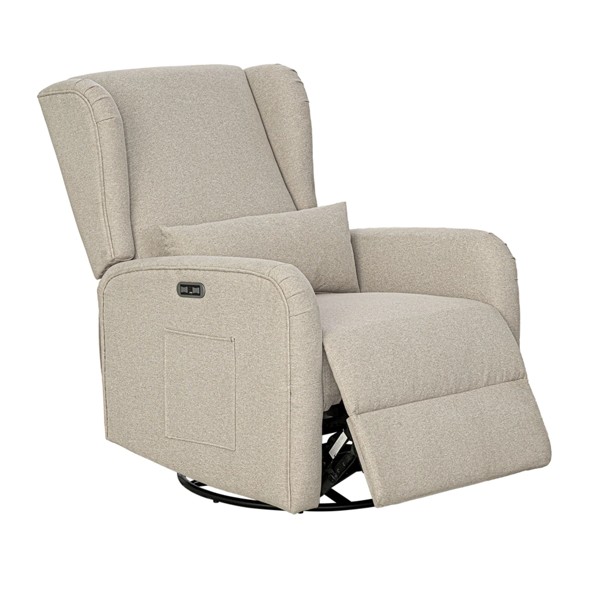 Candace Power Recliner 3-in-1 with Swivel, Glider, USB Ports - Image 7
