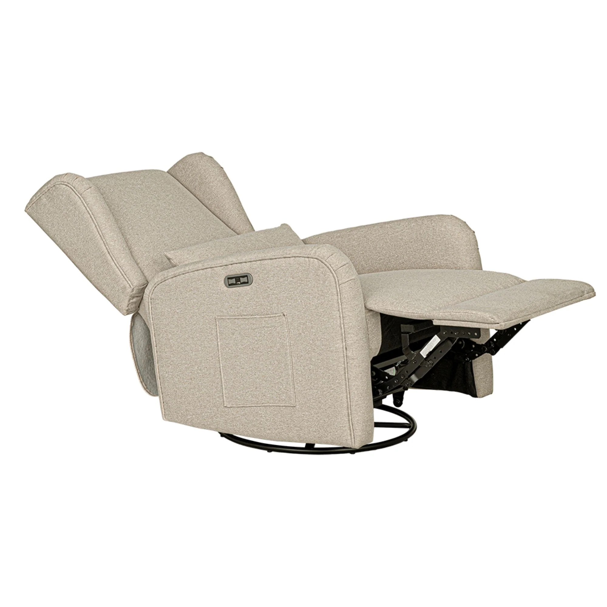 Candace Power Recliner 3-in-1 with Swivel, Glider, USB Ports - Image 8