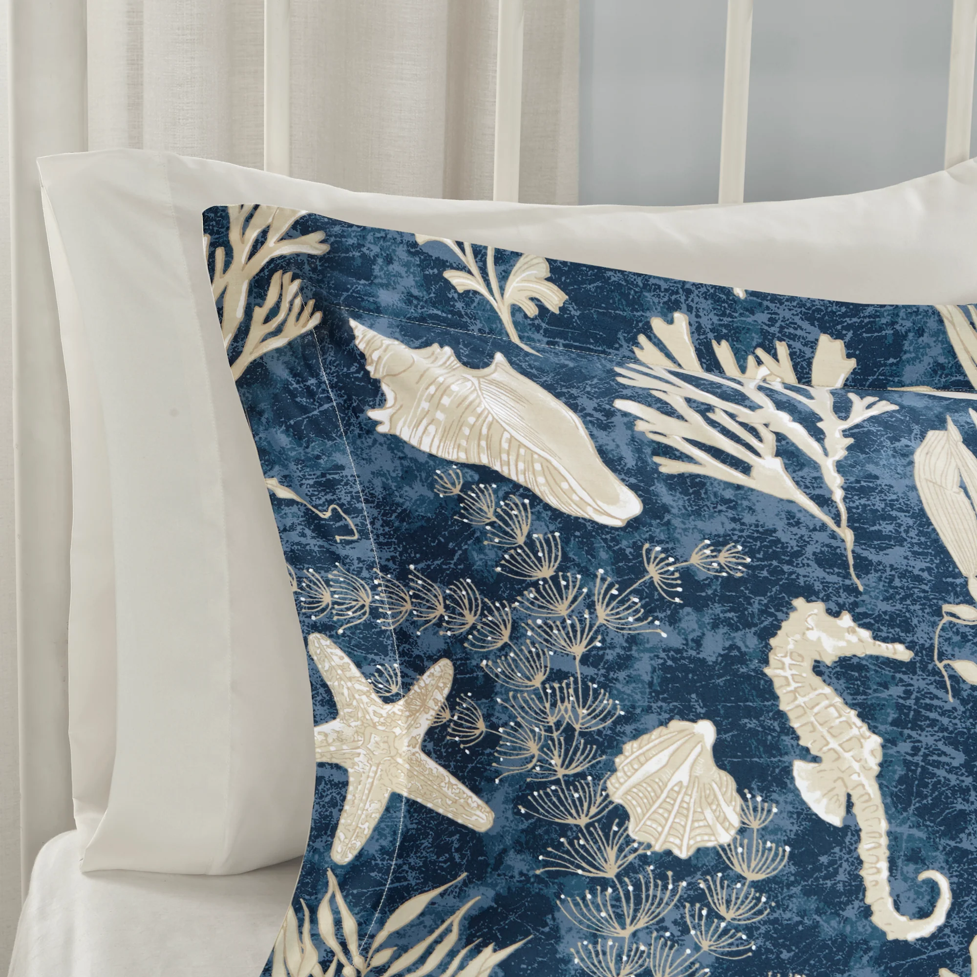 Cape Cod 7-Piece Cotton Sateen Comforter Set - Image 7