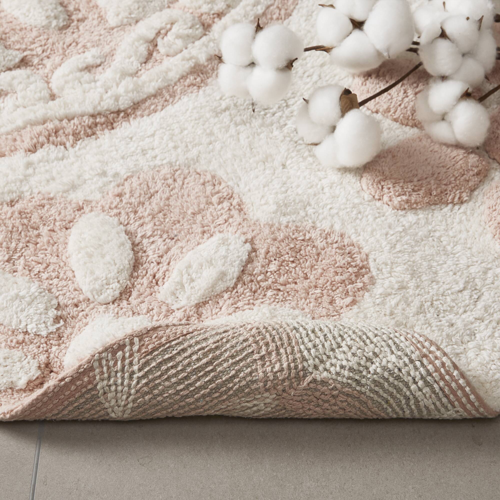 Casablanca Medallion Cotton Tufted Bath Rug - Image 30