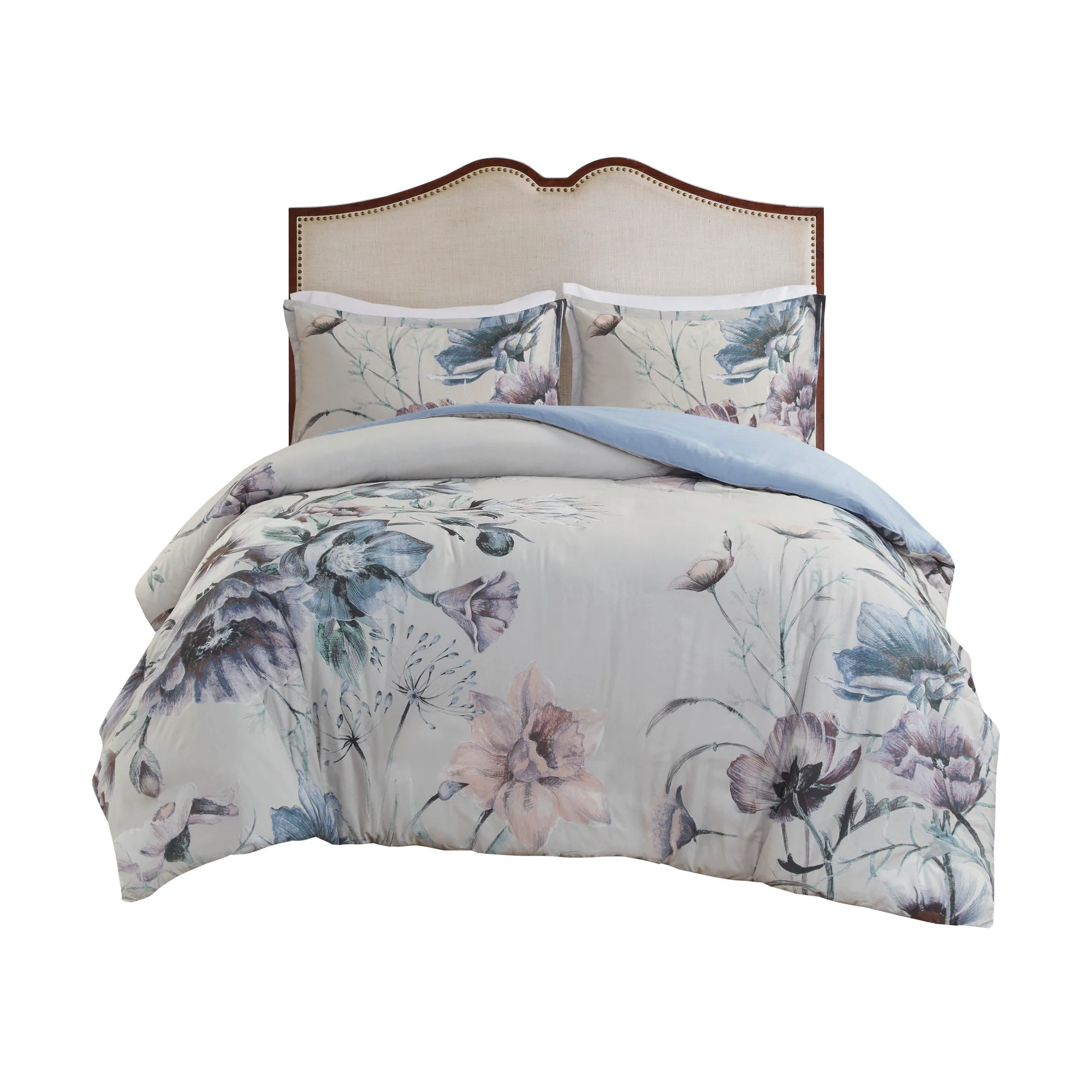 Cassandra 3-Piece Cotton Printed Duvet Cover Set - Image 40