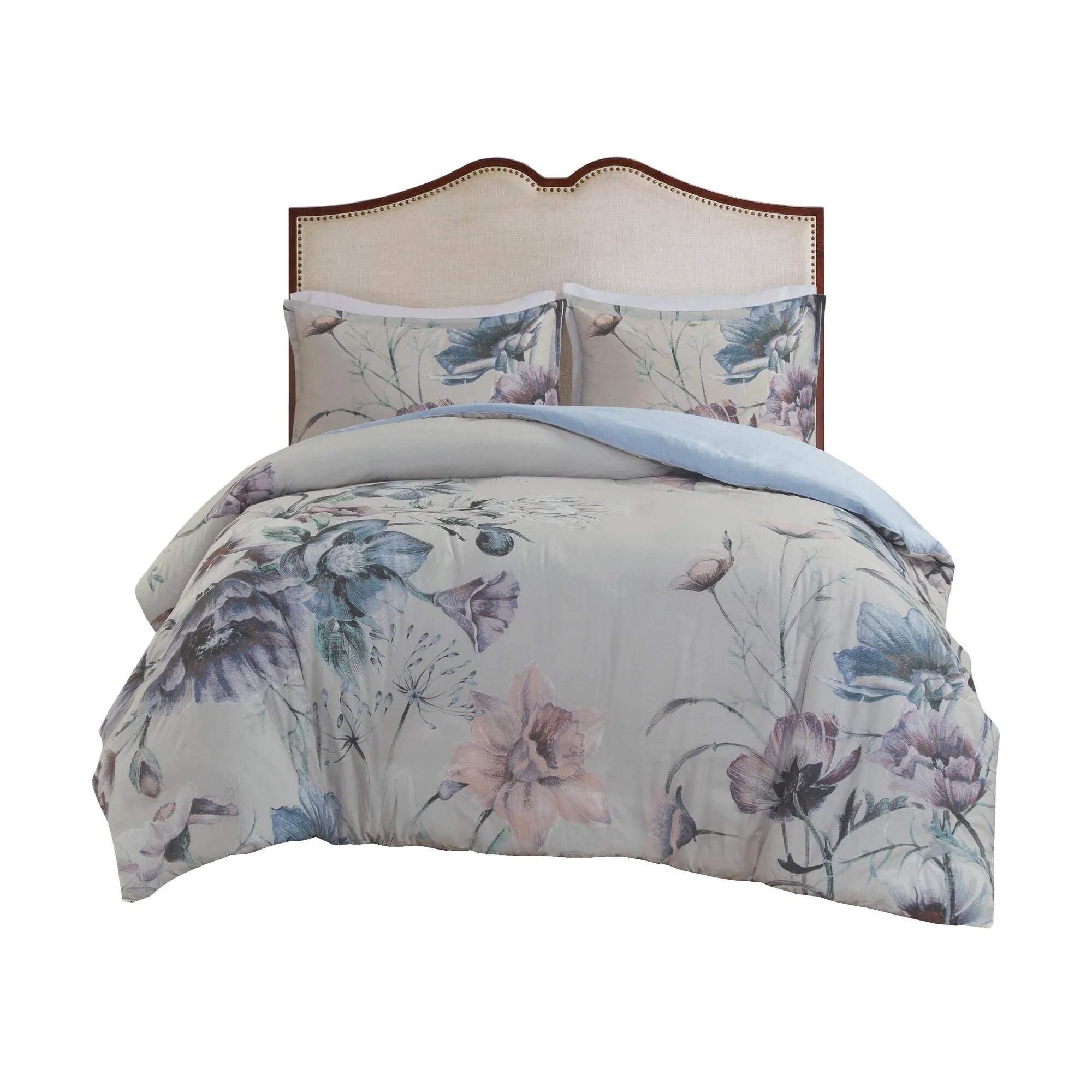 Cassandra 3-Piece Cotton Printed Duvet Cover Set - Image 50