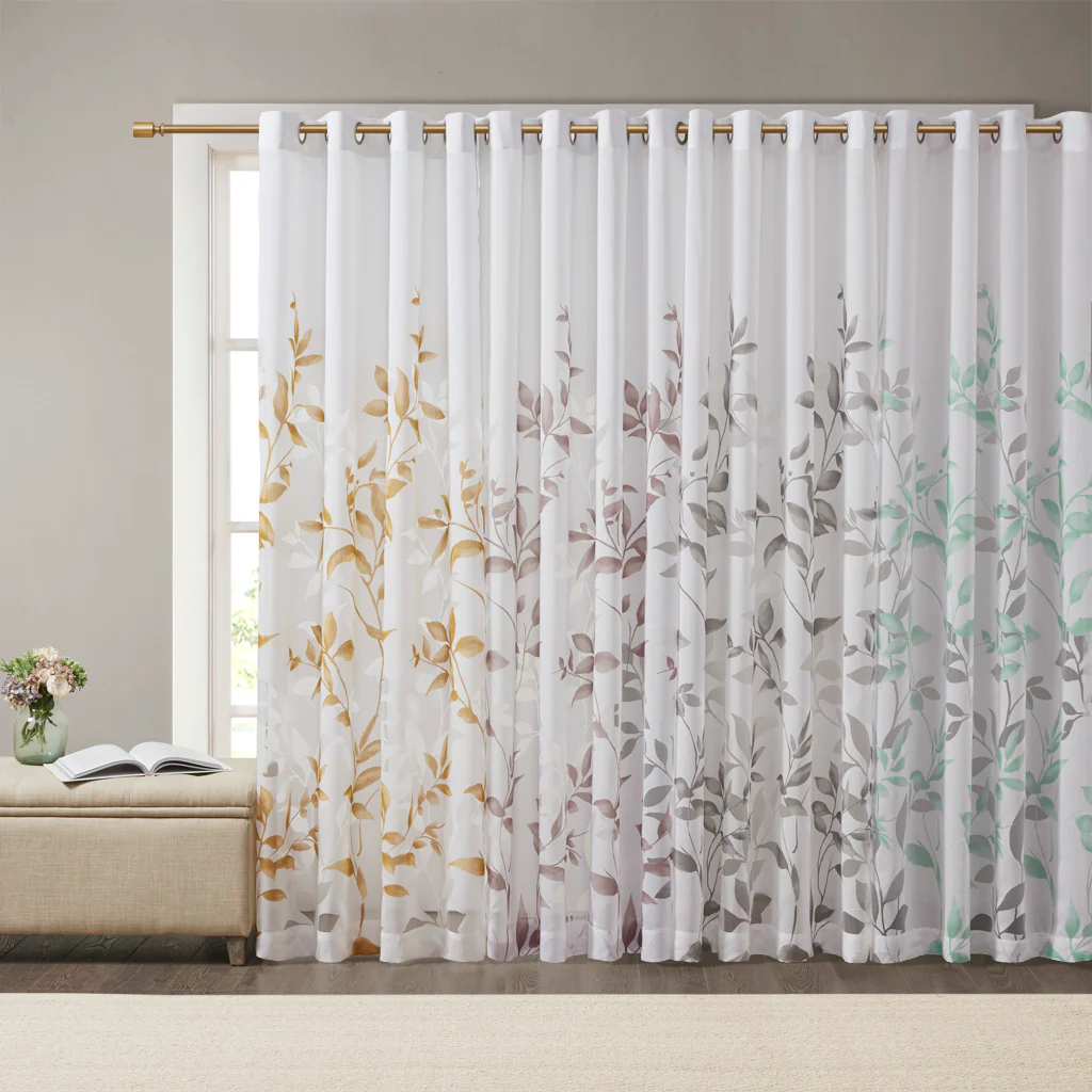 Cecily Burnout Printed Curtain Panel - Image 34