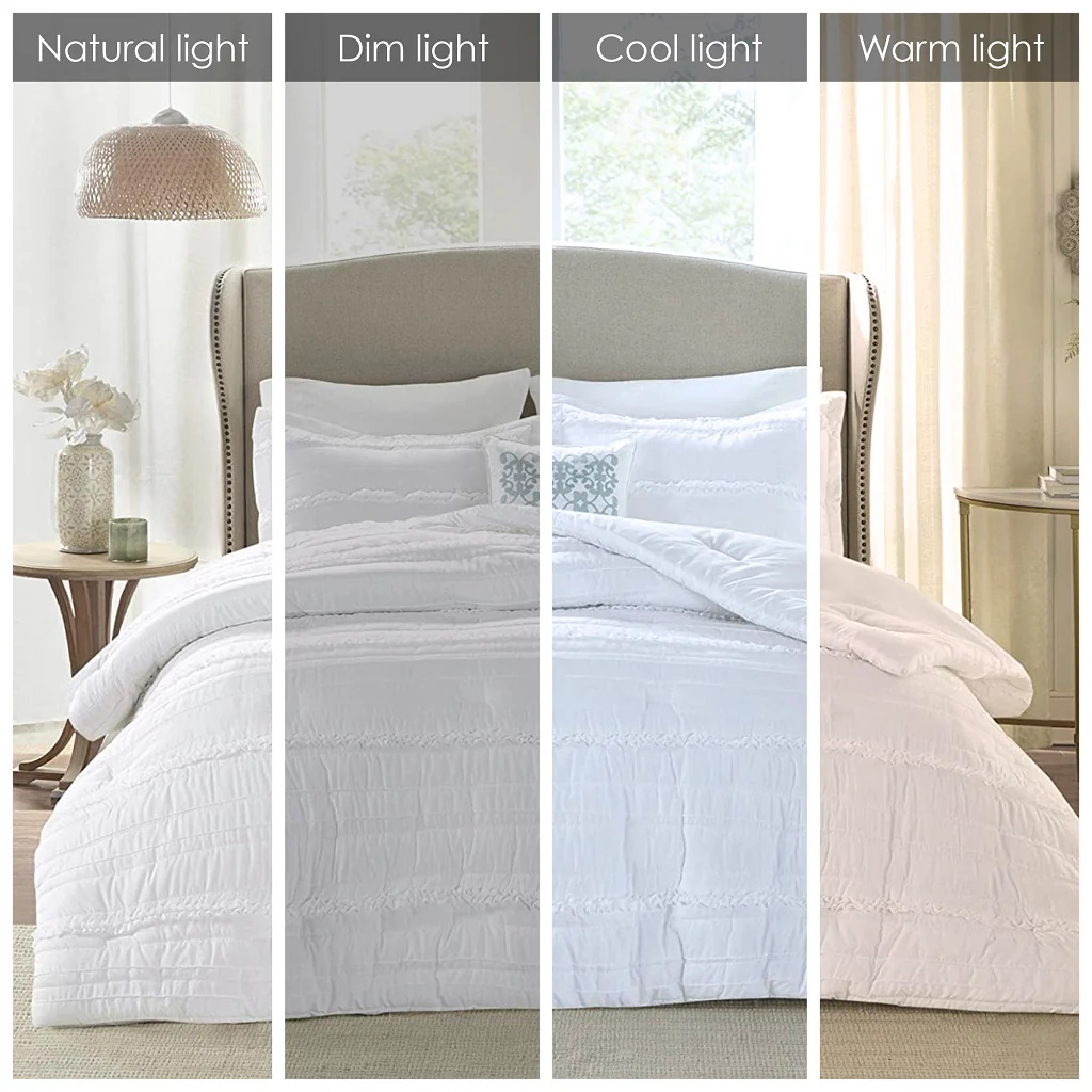 Celeste 5-Piece Microfiber Ruffled Comforter Set - Image 15