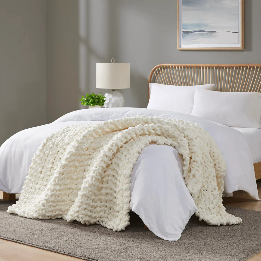 Chenille Chunky Knit Throw - Image 10