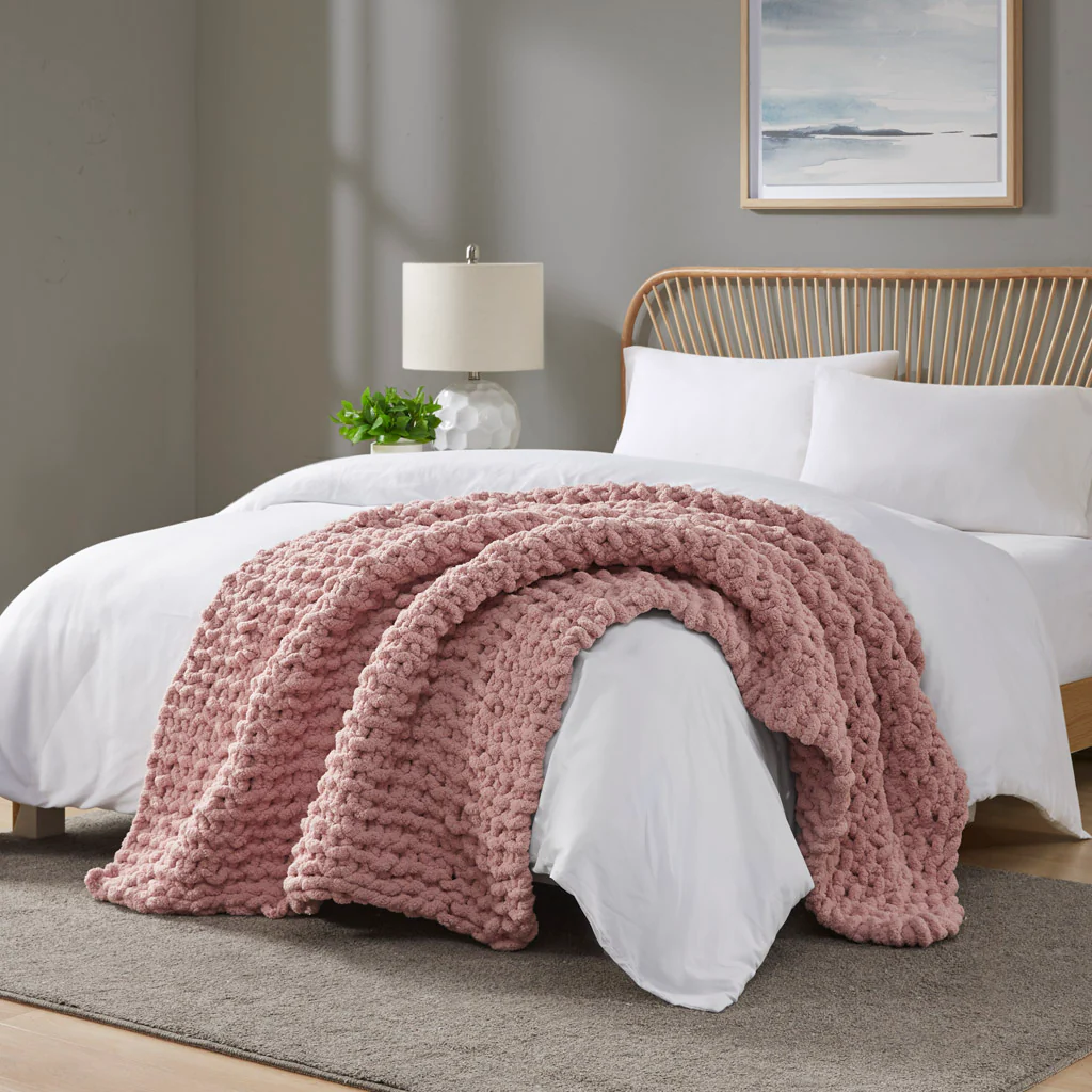 Chenille Chunky Knit Throw - Image 11