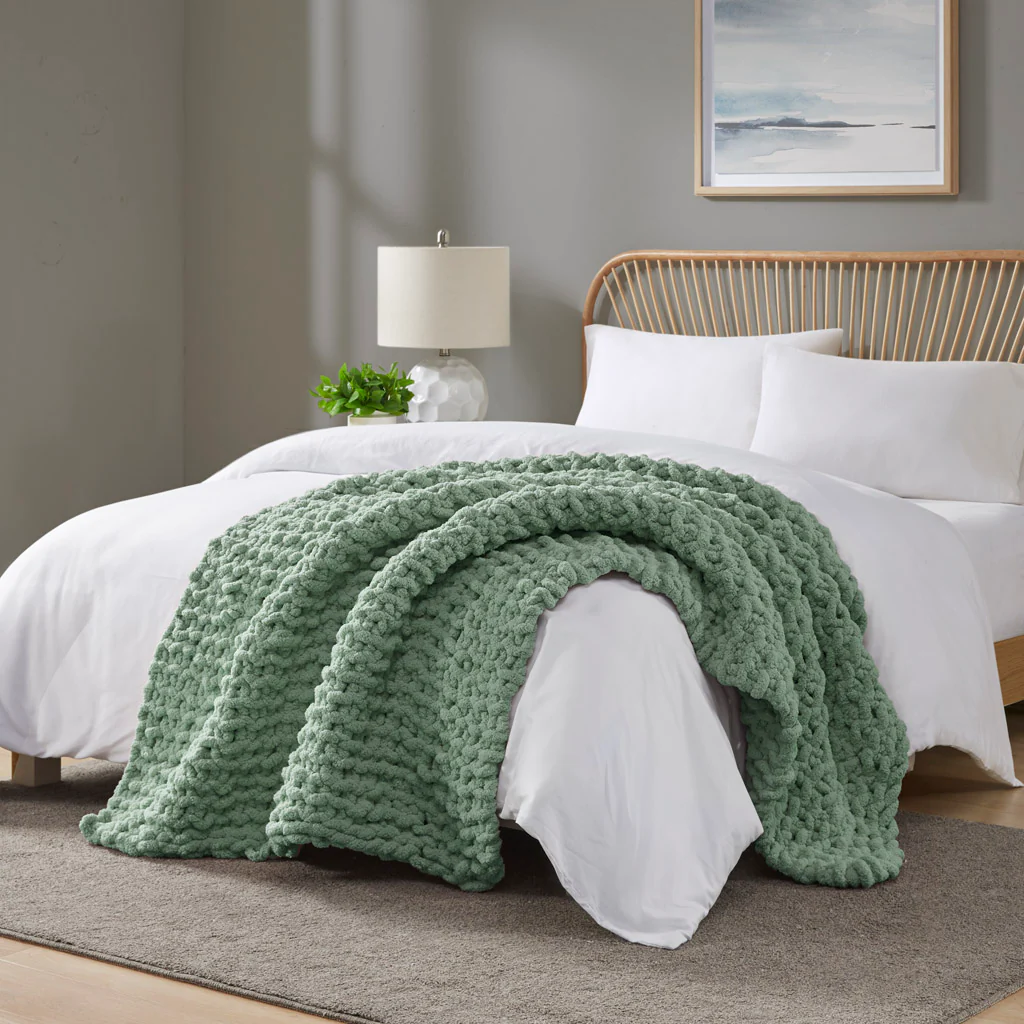 Chenille Chunky Knit Throw - Image 12