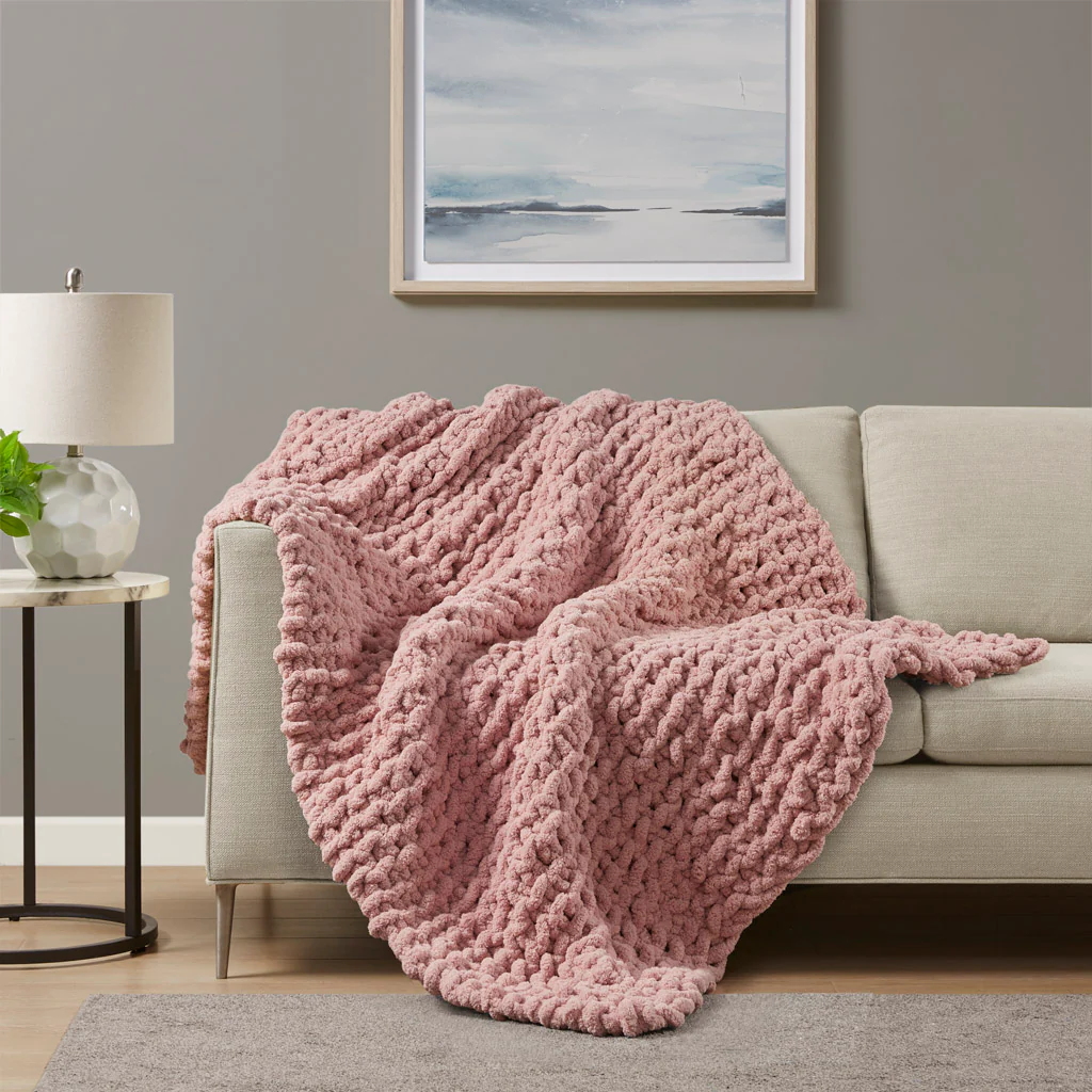Chenille Chunky Knit Throw - Image 7