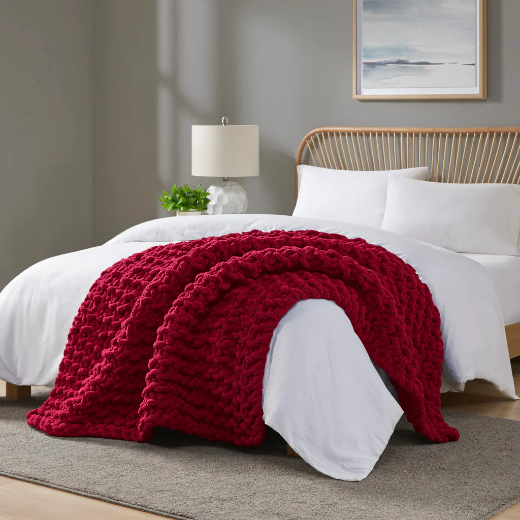 Chenille Chunky Knit Throw - Image 9