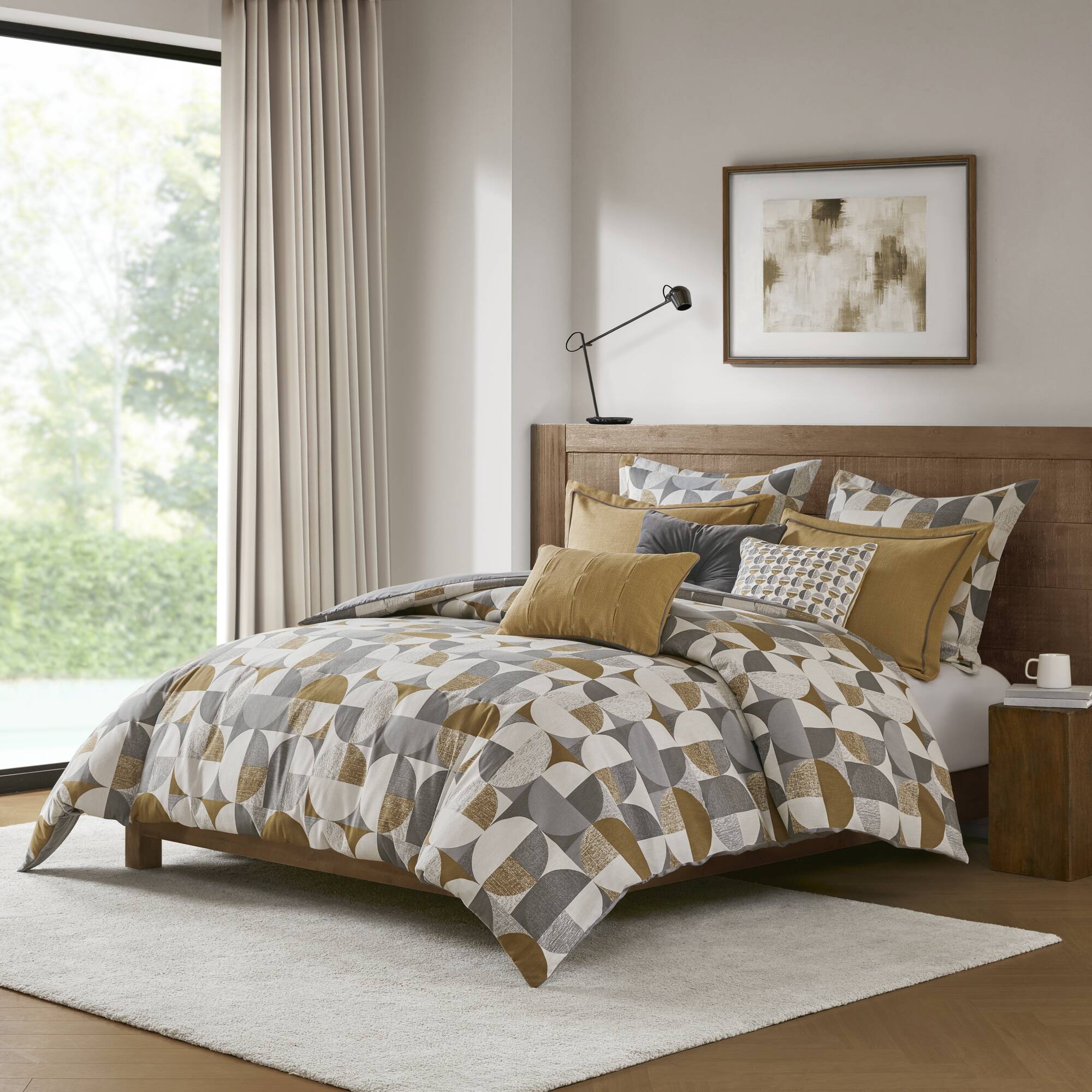 Cirque Jacquard Oversized Duvet Style Comforter Set - Image 2