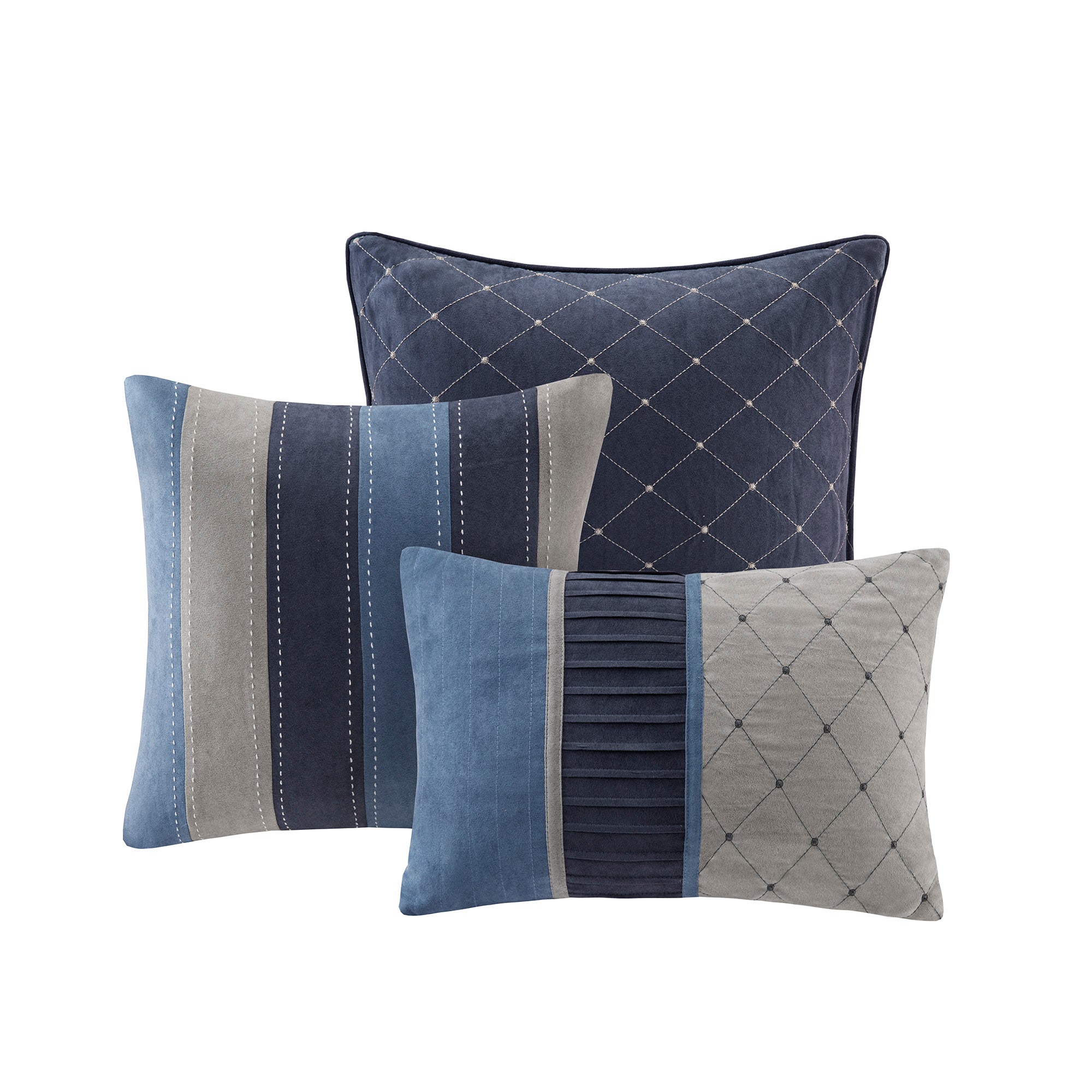 Collins 7-Piece Microsuede Comforter Set - Image 4