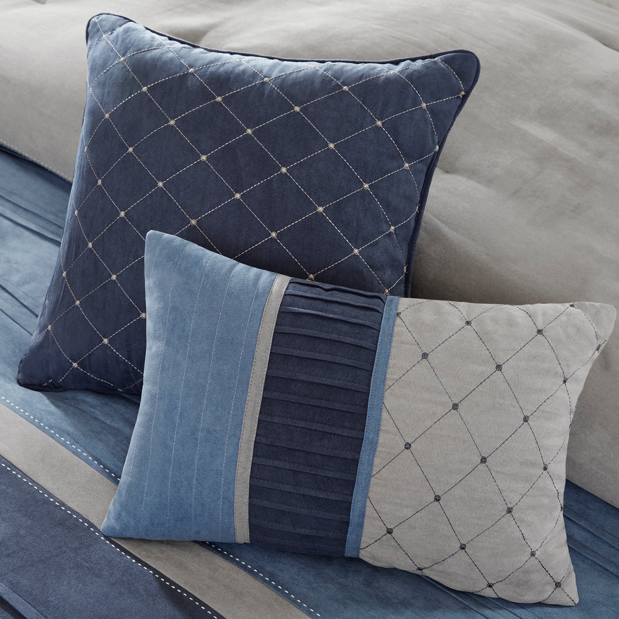 Collins 7-Piece Microsuede Comforter Set - Image 6