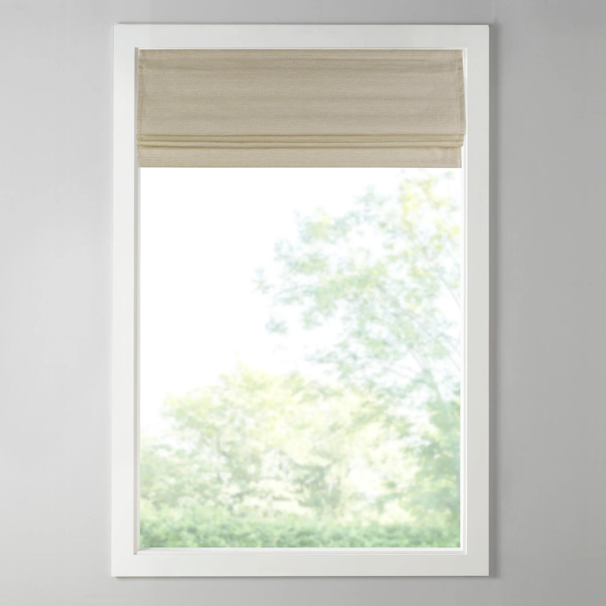Como Printed Faux Silk Room Darkening Cordless Roman Shade - Image 45