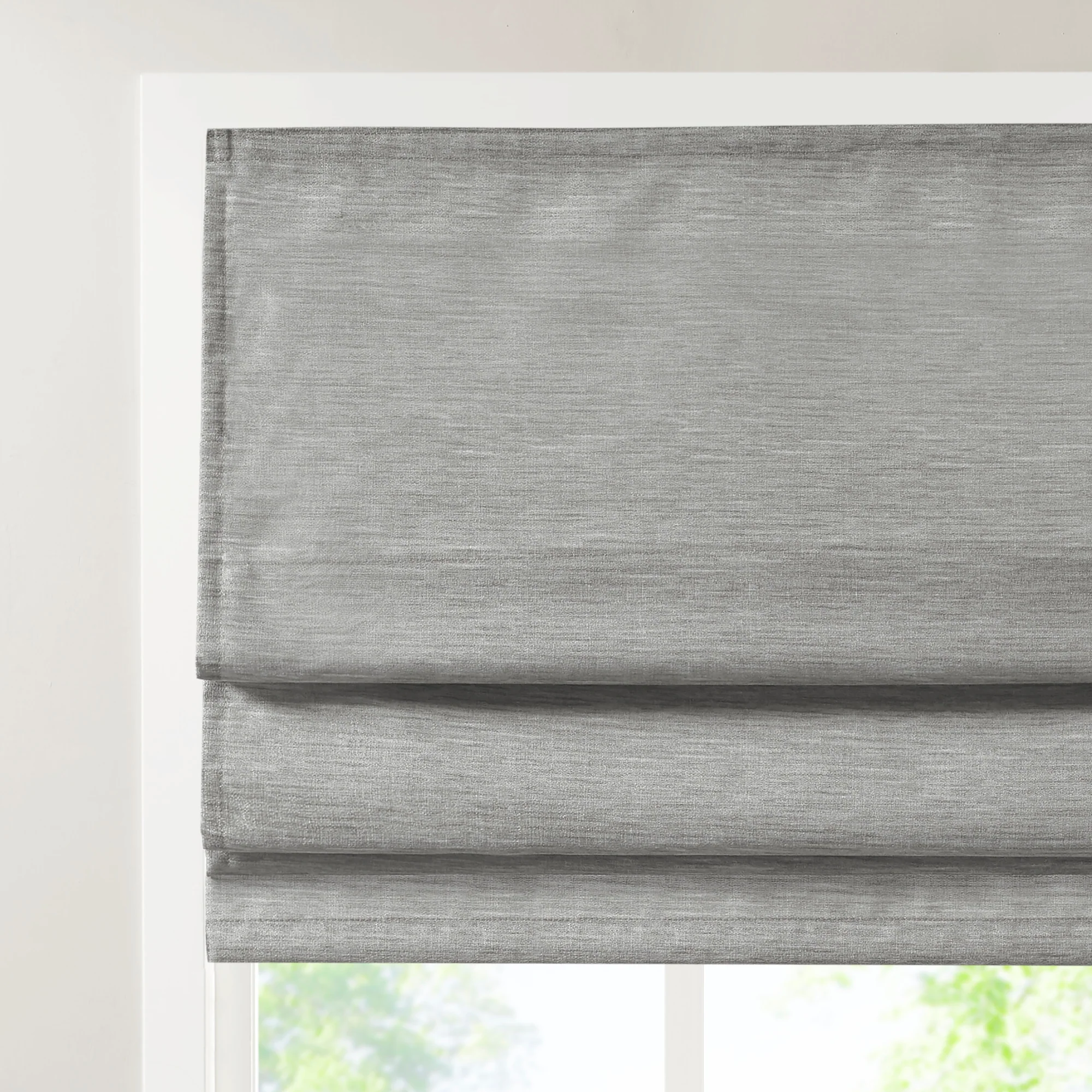 Como Printed Faux Silk Room Darkening Cordless Roman Shade - Image 77