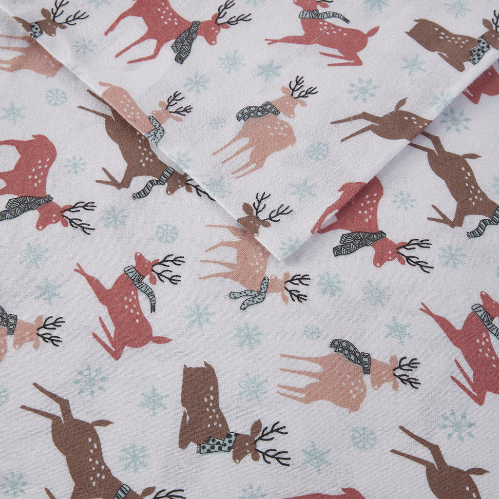 Cozy Cotton Flannel Printed Sheet Set - Image 121