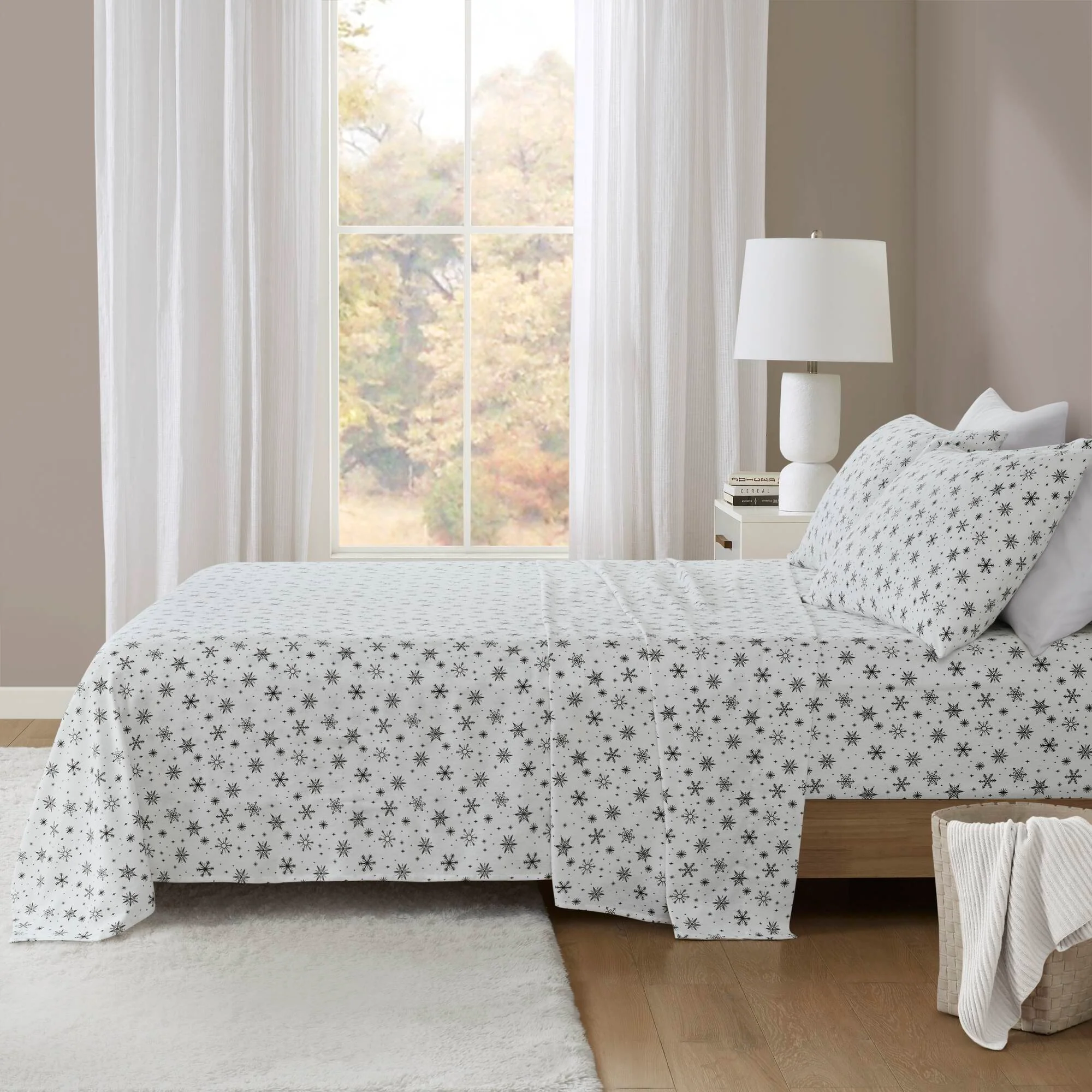 Cozy Cotton Flannel Printed Sheet Set - Image 16