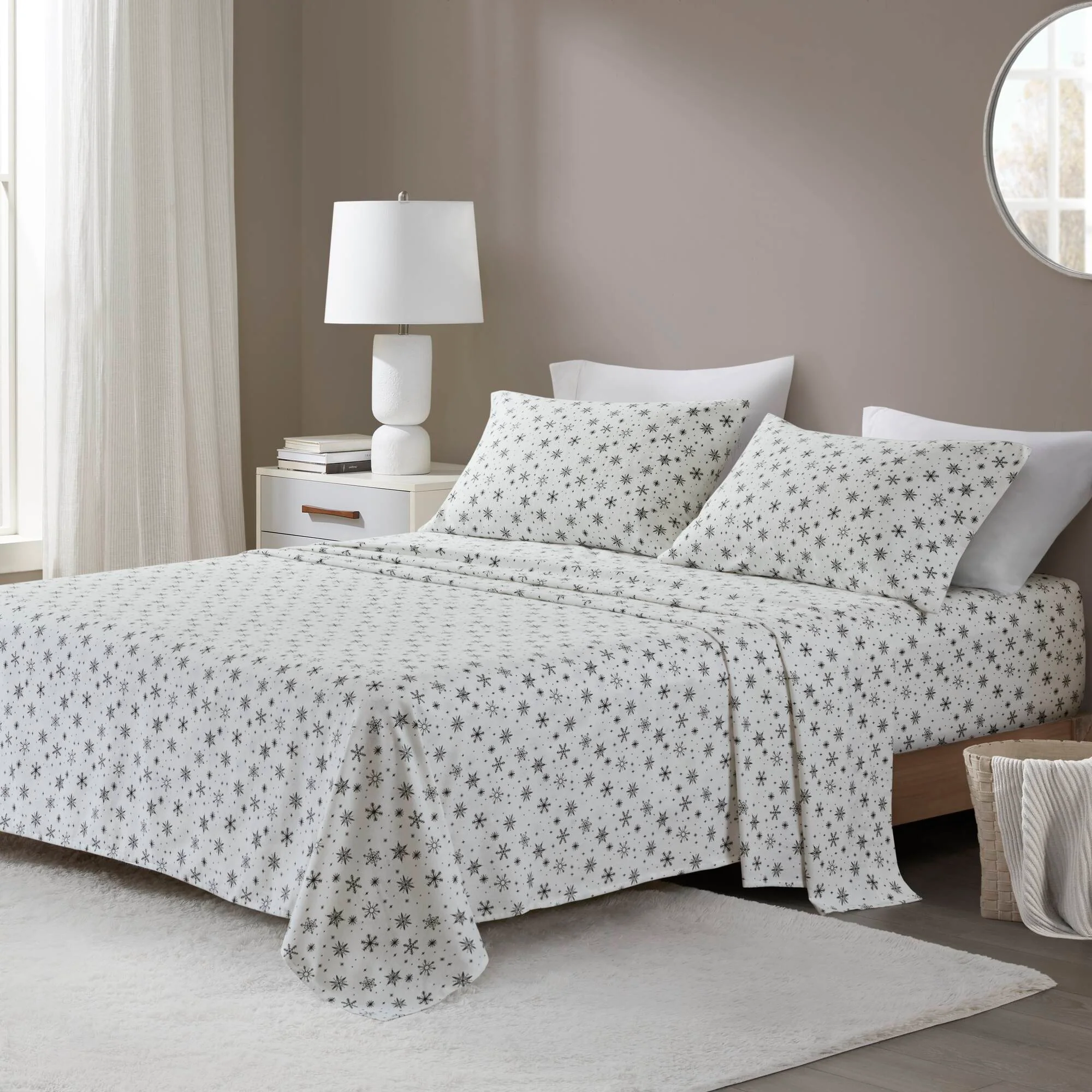 Cozy Cotton Flannel Printed Sheet Set - Image 17