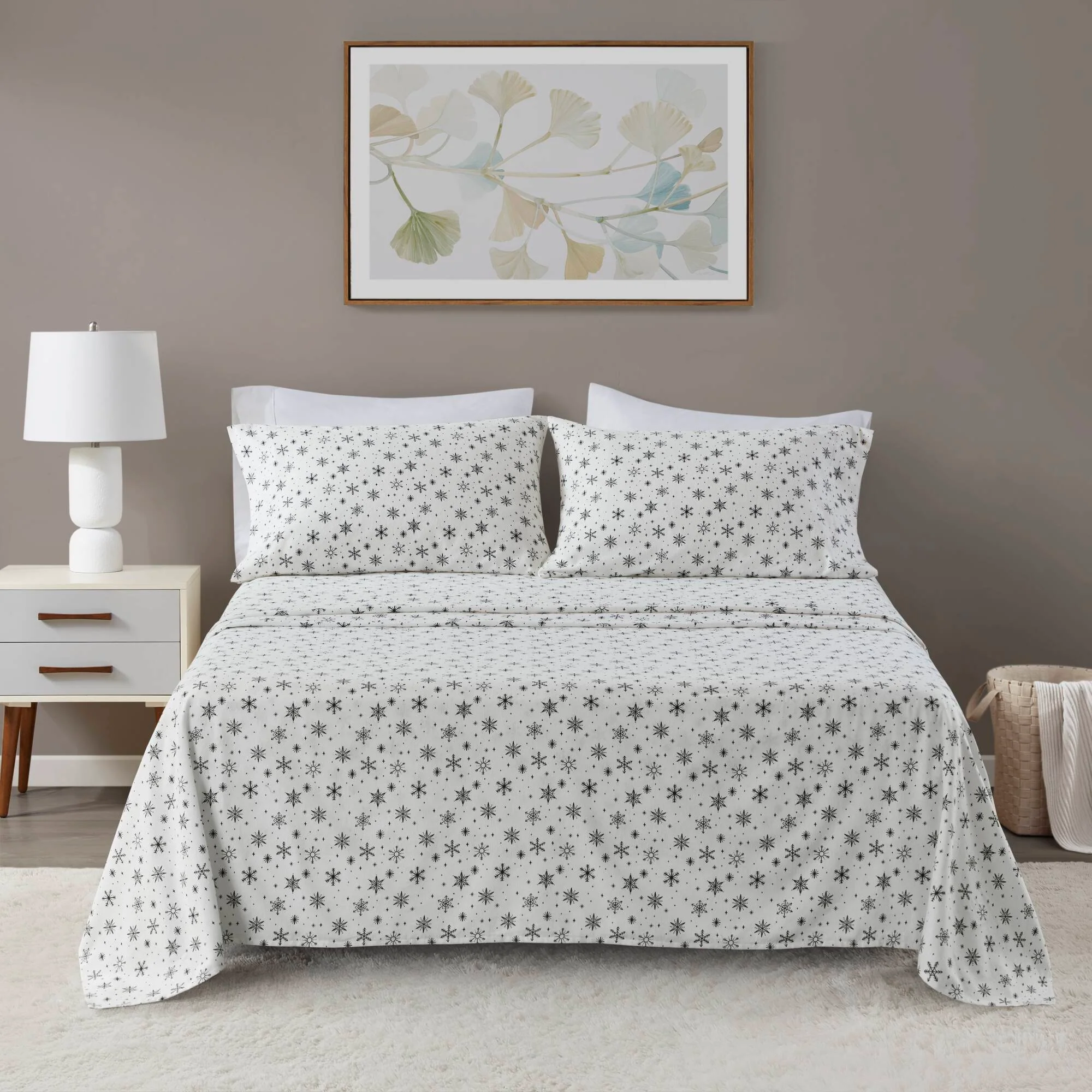 Cozy Cotton Flannel Printed Sheet Set - Image 18