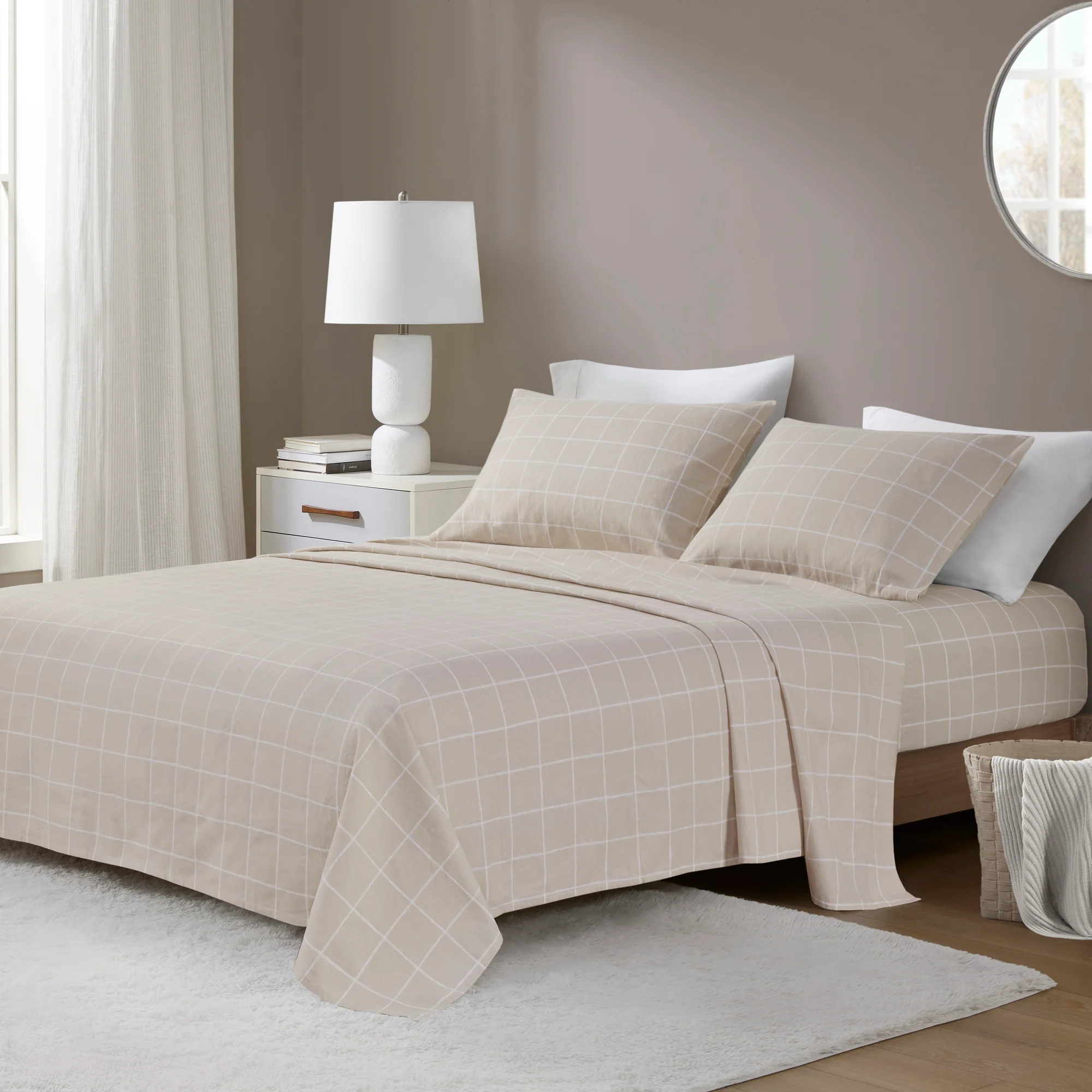 Cozy Cotton Flannel Printed Sheet Set - Image 22