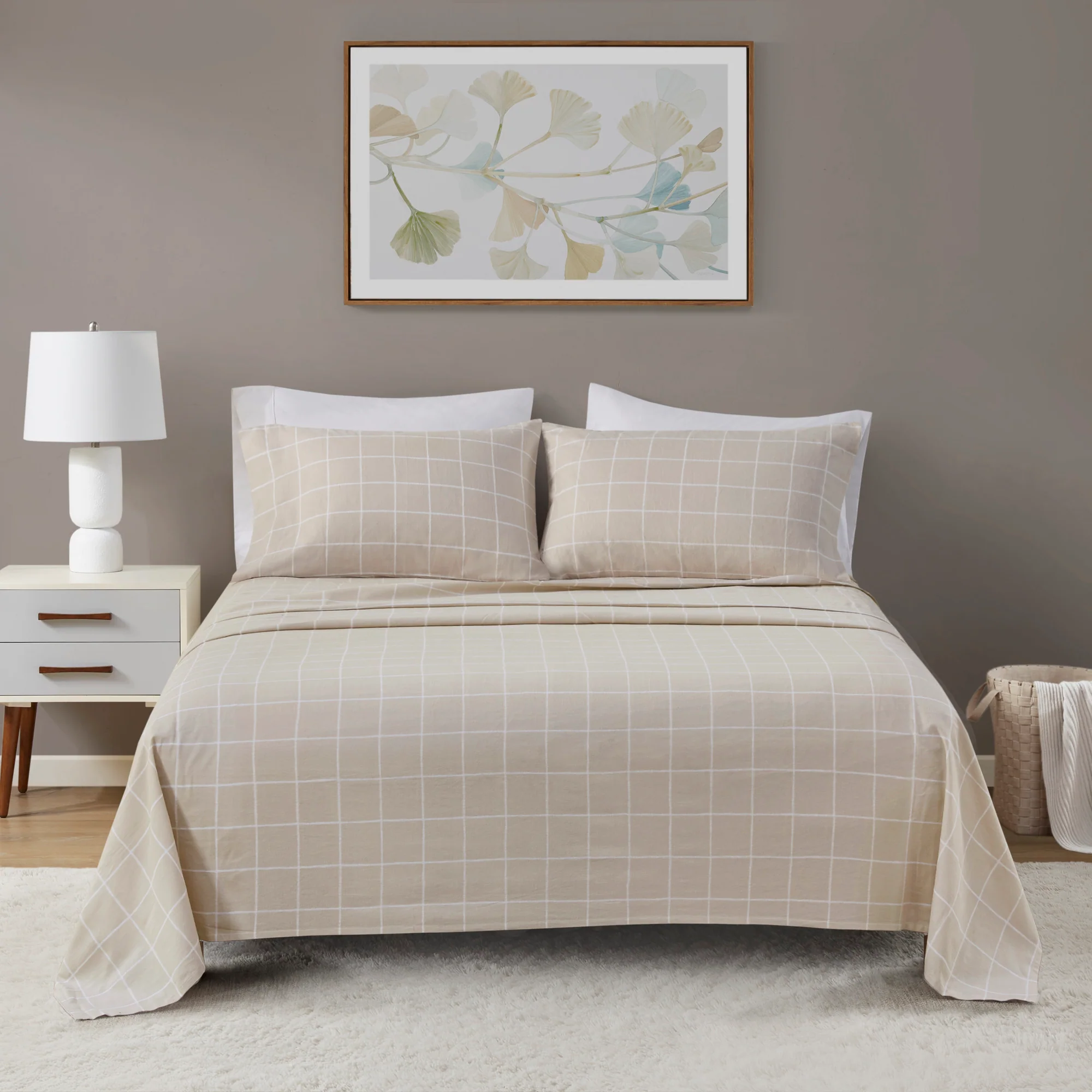 Cozy Cotton Flannel Printed Sheet Set - Image 23