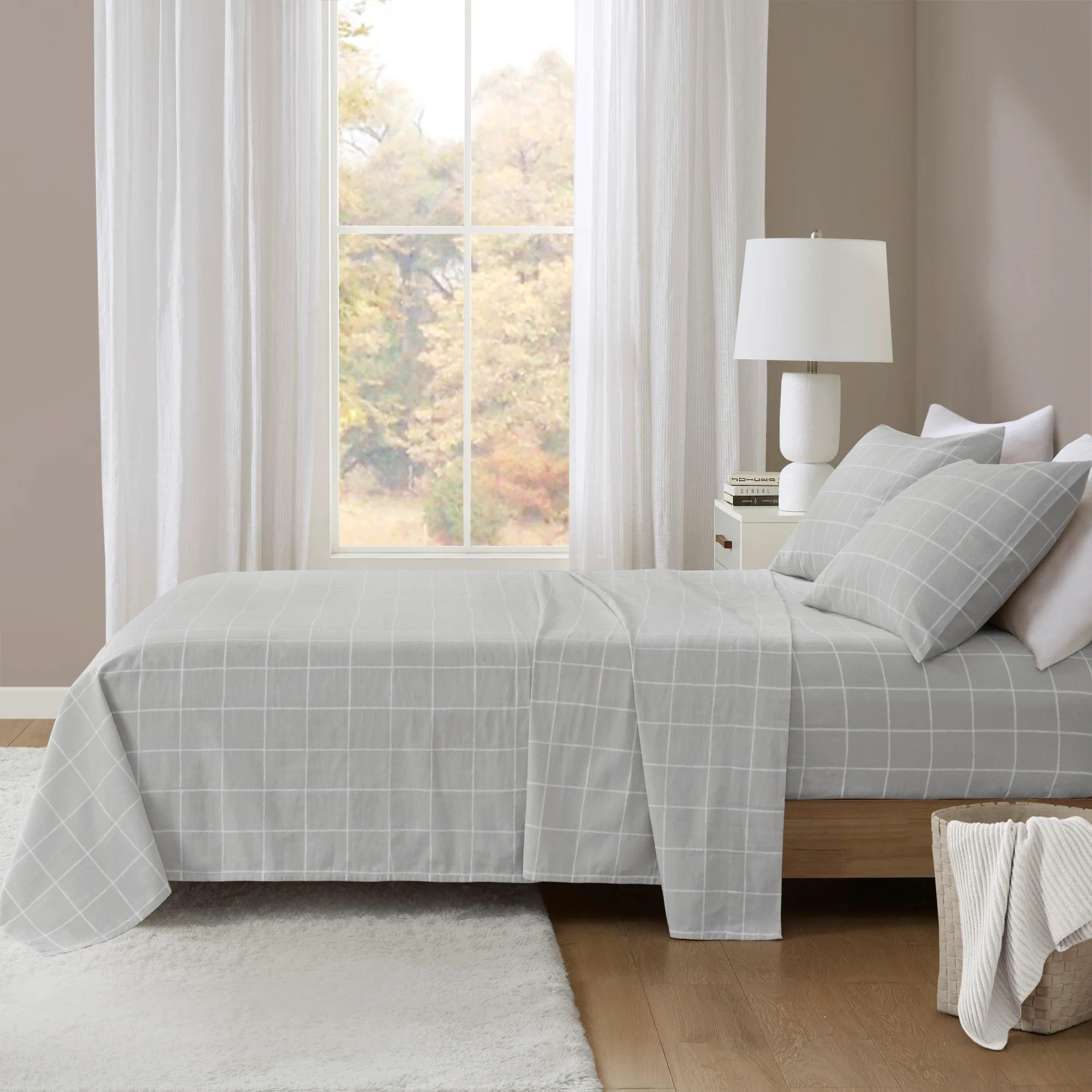 Cozy Cotton Flannel Printed Sheet Set - Image 26