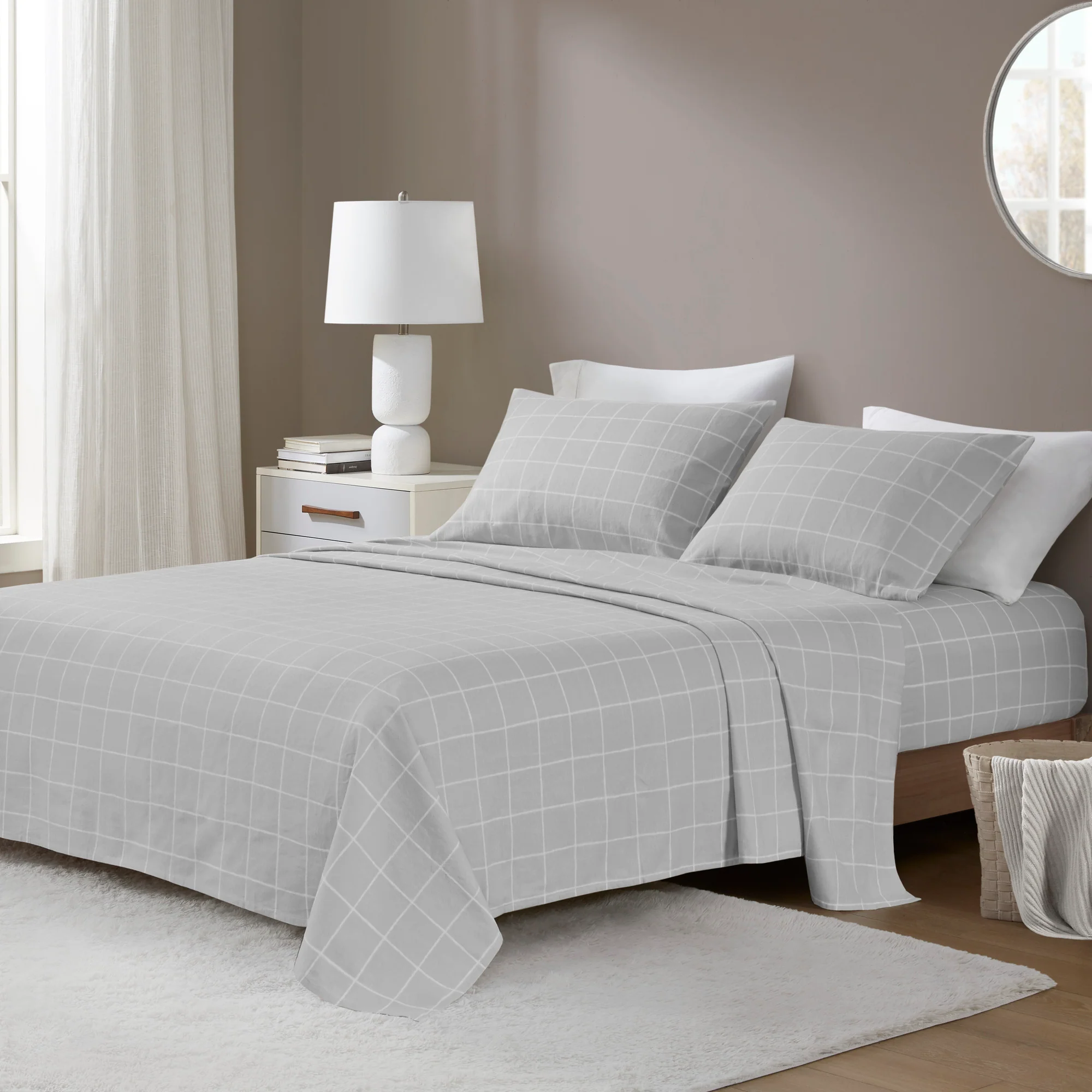 Cozy Cotton Flannel Printed Sheet Set - Image 27