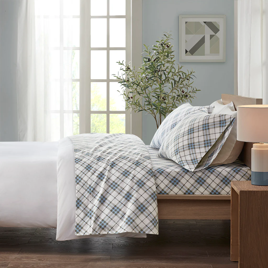 Cozy Cotton Flannel Printed Sheet Set - Image 47