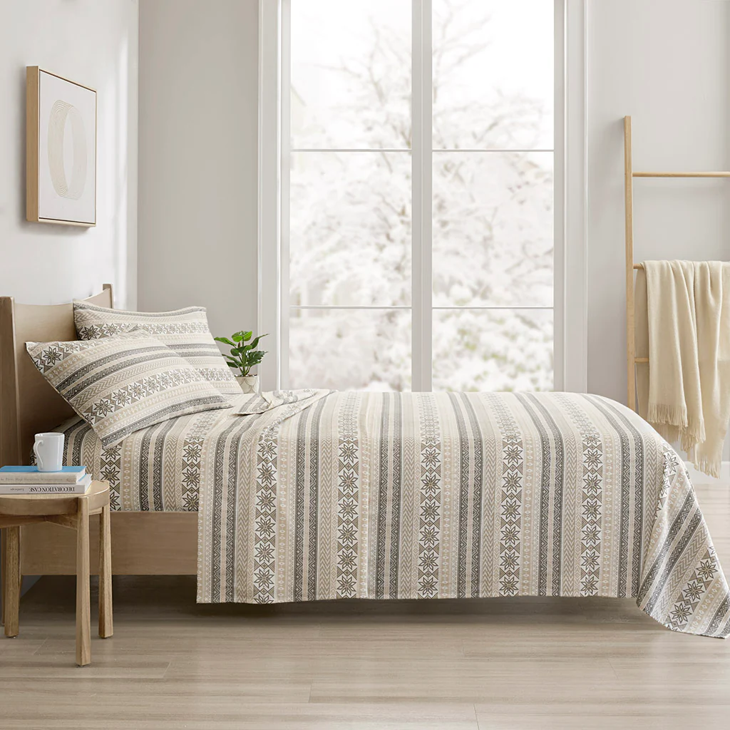 Cozy Cotton Flannel Printed Sheet Set - Image 51