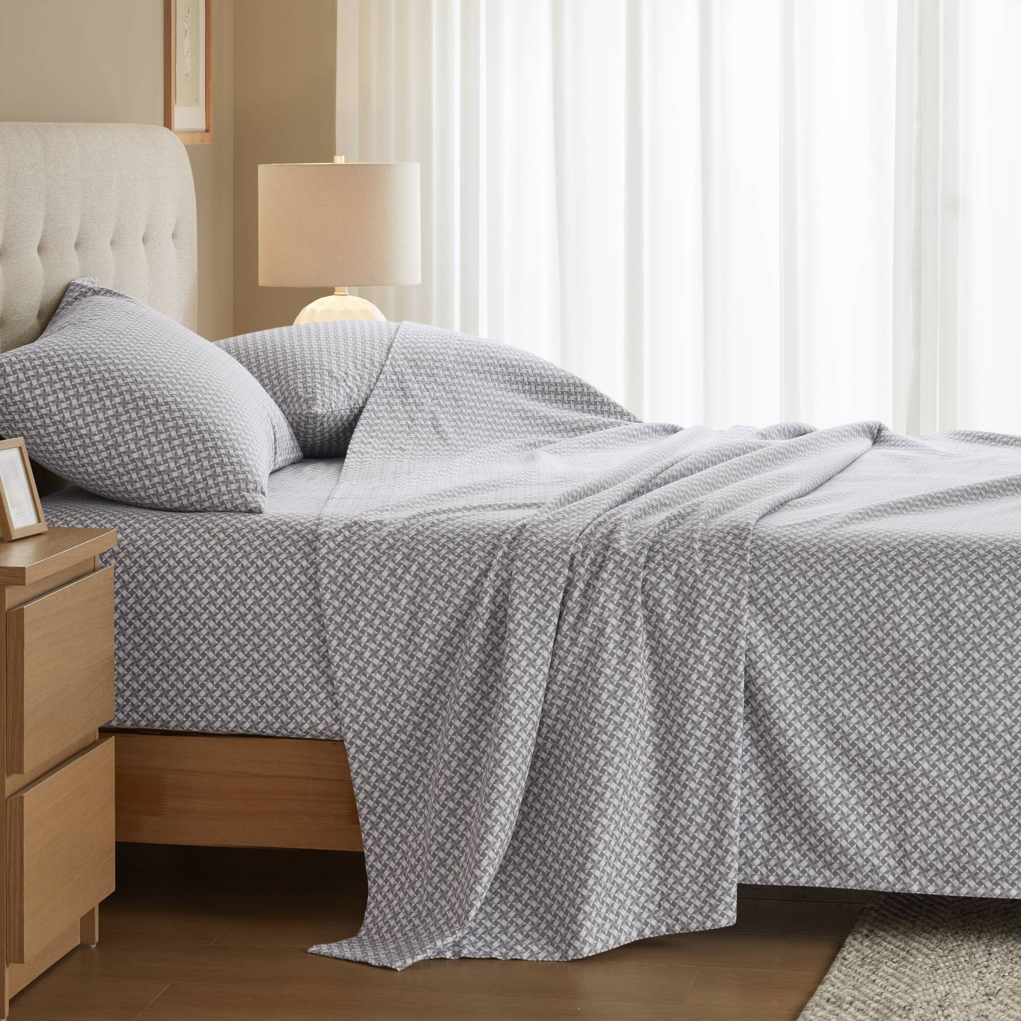 Cozy Cotton Flannel Printed Sheet Set - Image 98
