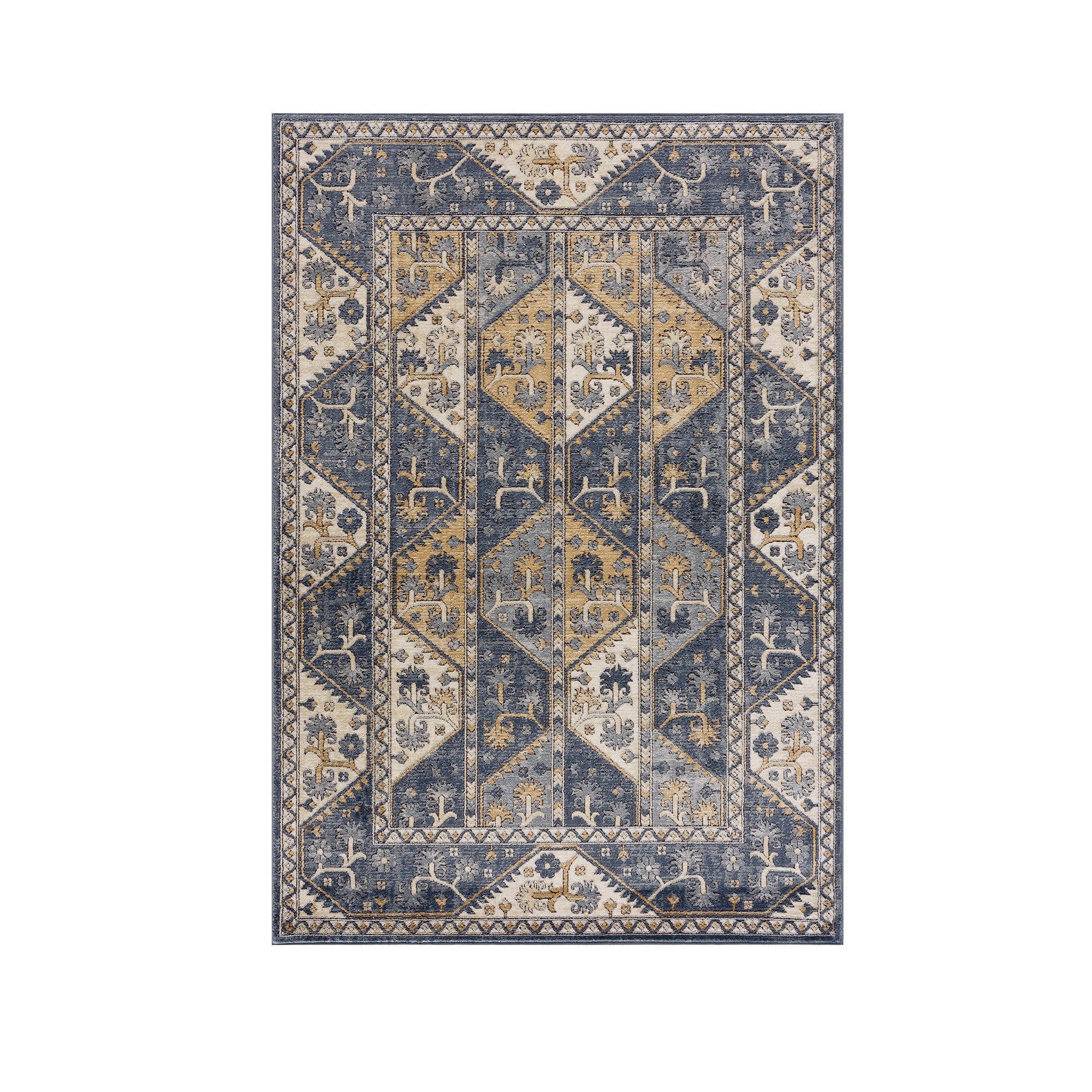 Dakota Tiled Border Area Rug - Image 14