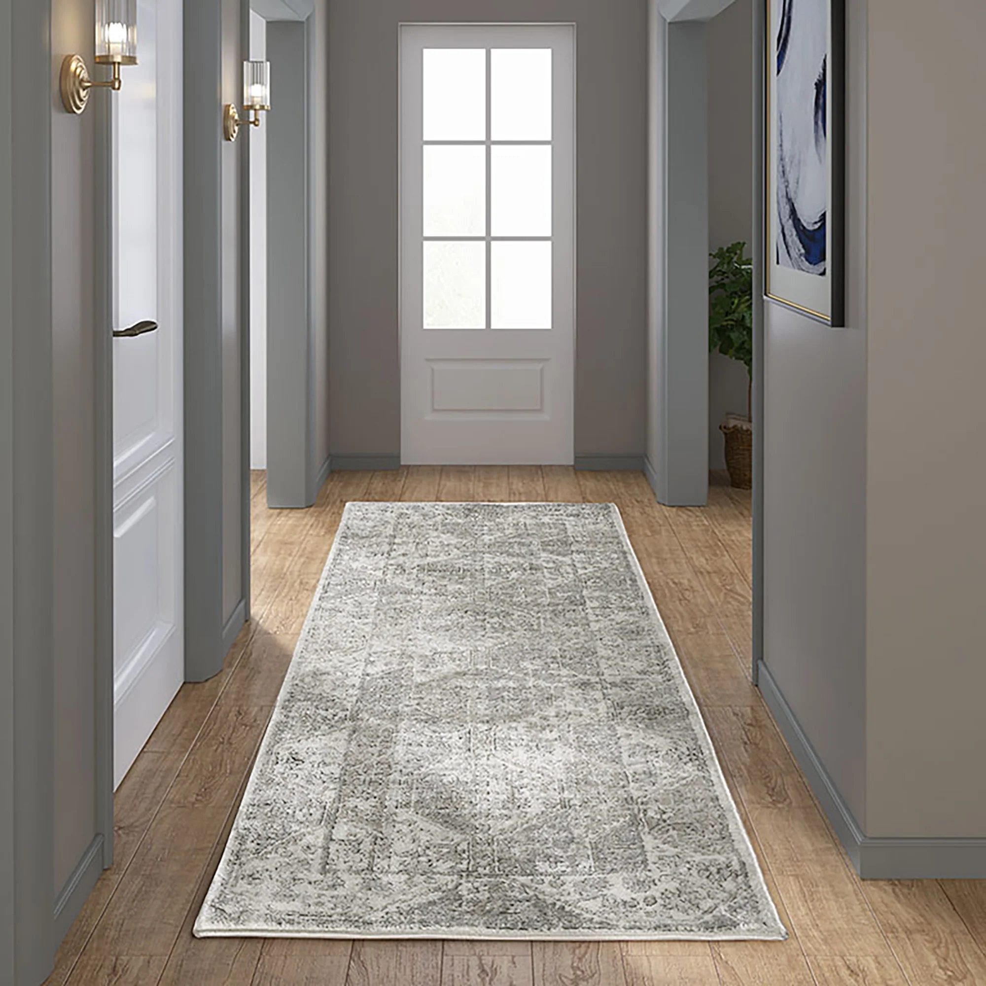 Dakota Tiled Border Area Rug - Image 2