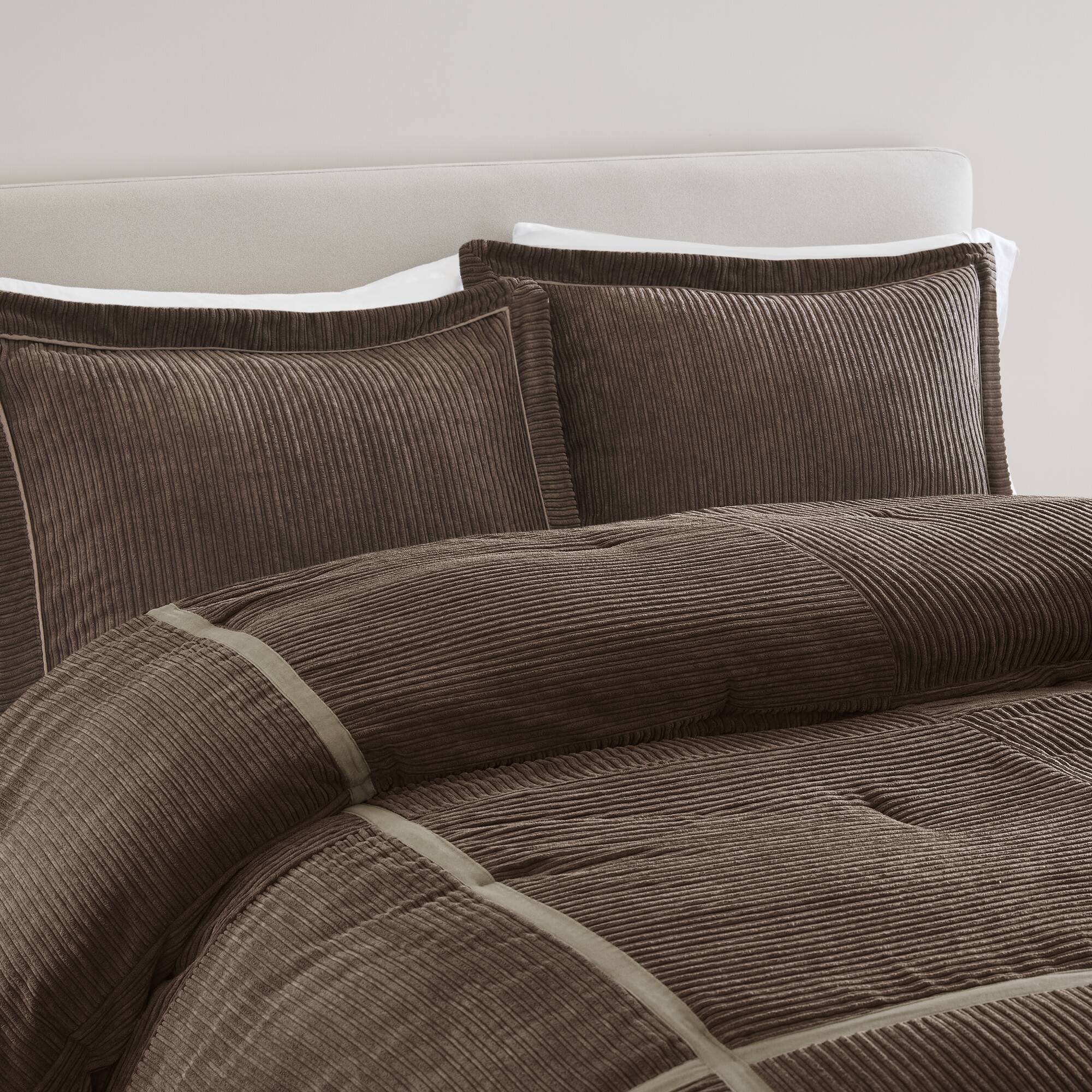 Dallas 7-Piece Micro Corduroy Comforter Set - Image 11