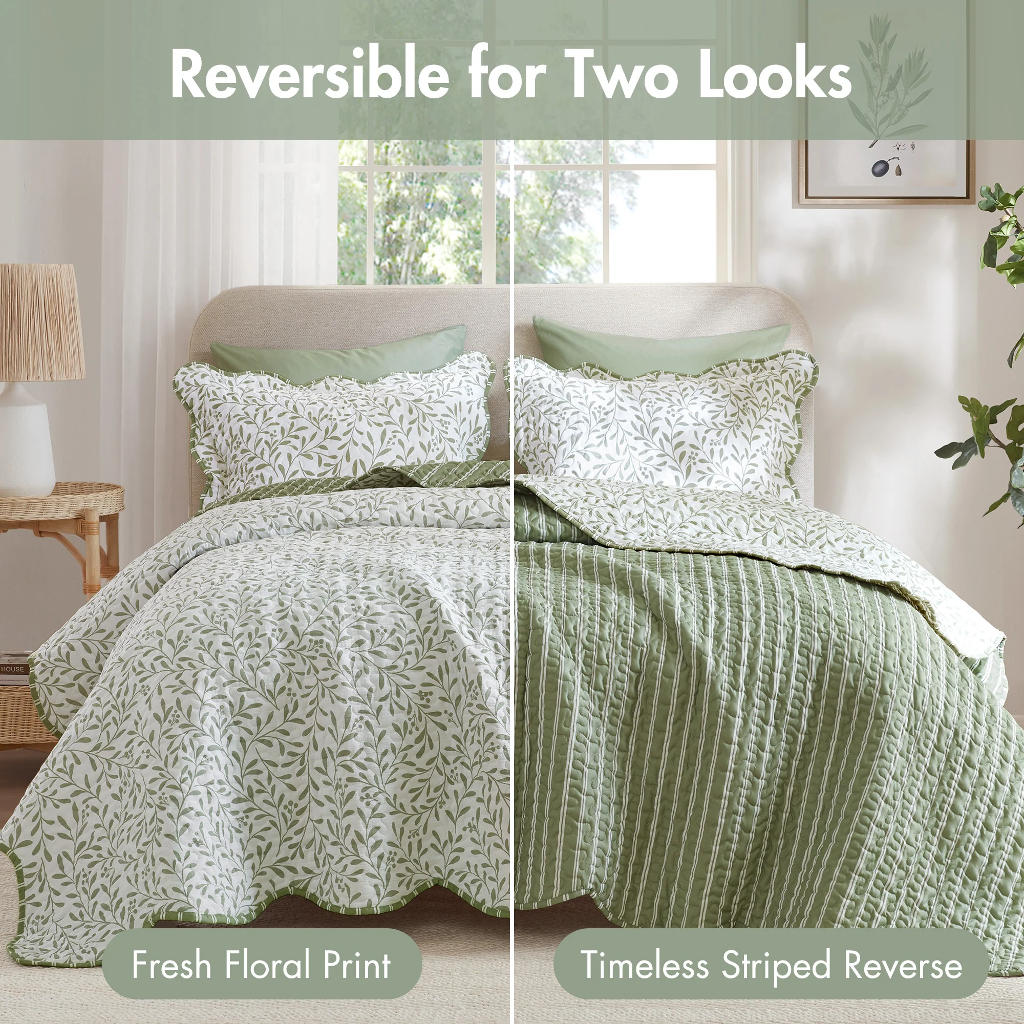 Darcy 3-Piece Print Quilt Set - Image 14