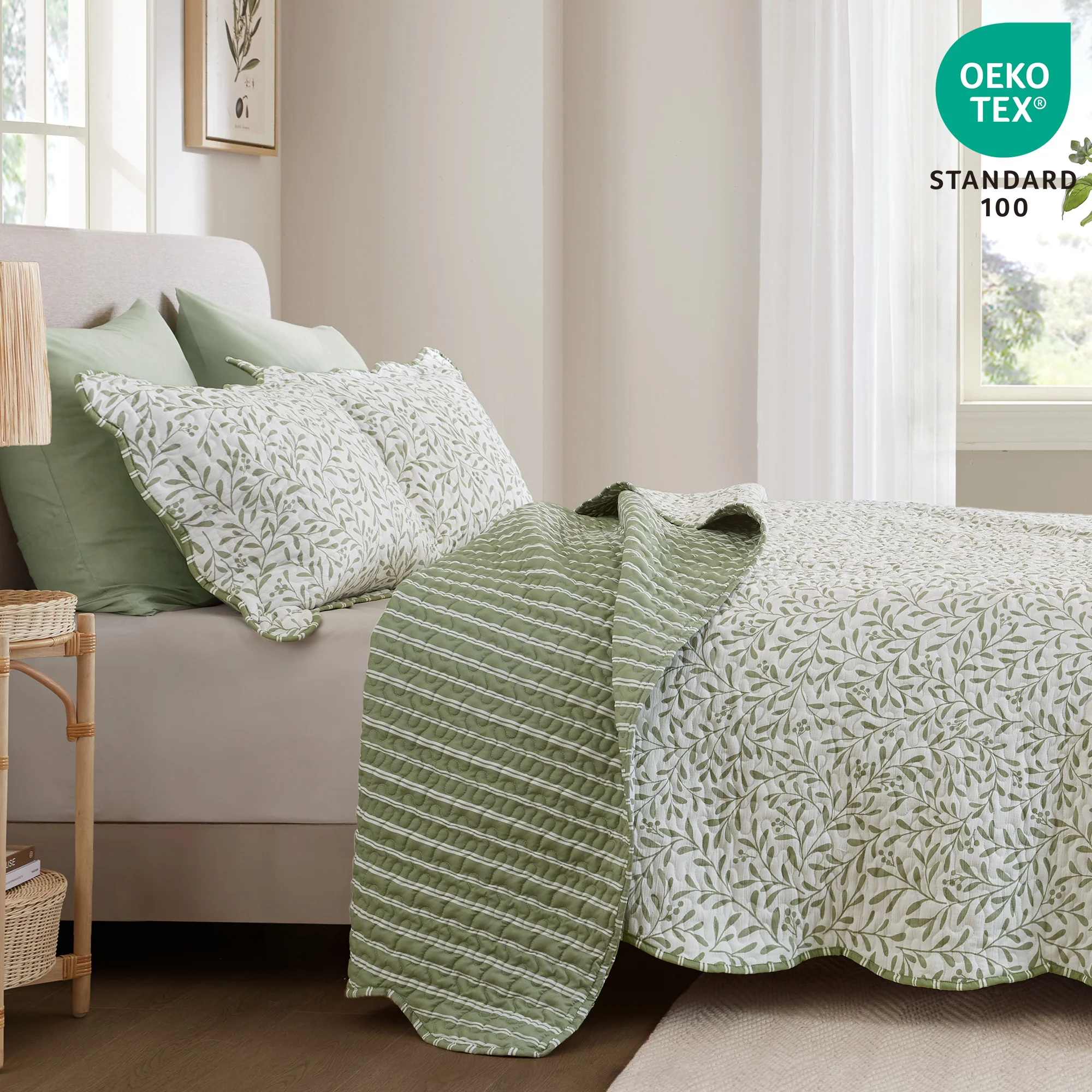 Darcy 3-Piece Print Quilt Set - Image 15