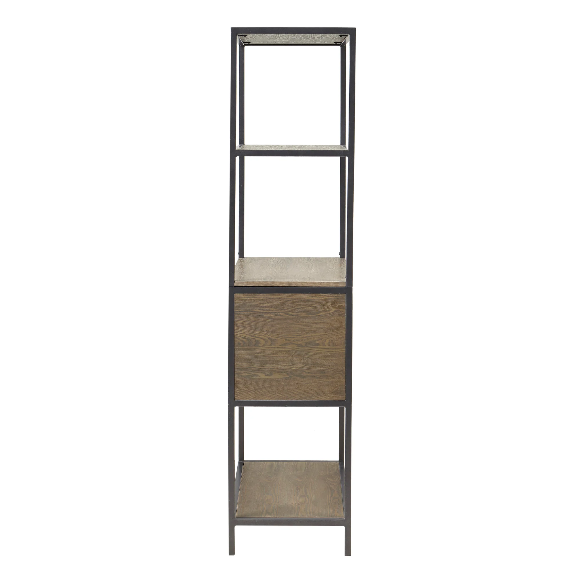 Darley 3-Shelf Bookcase with Storage Cabinet - Image 4